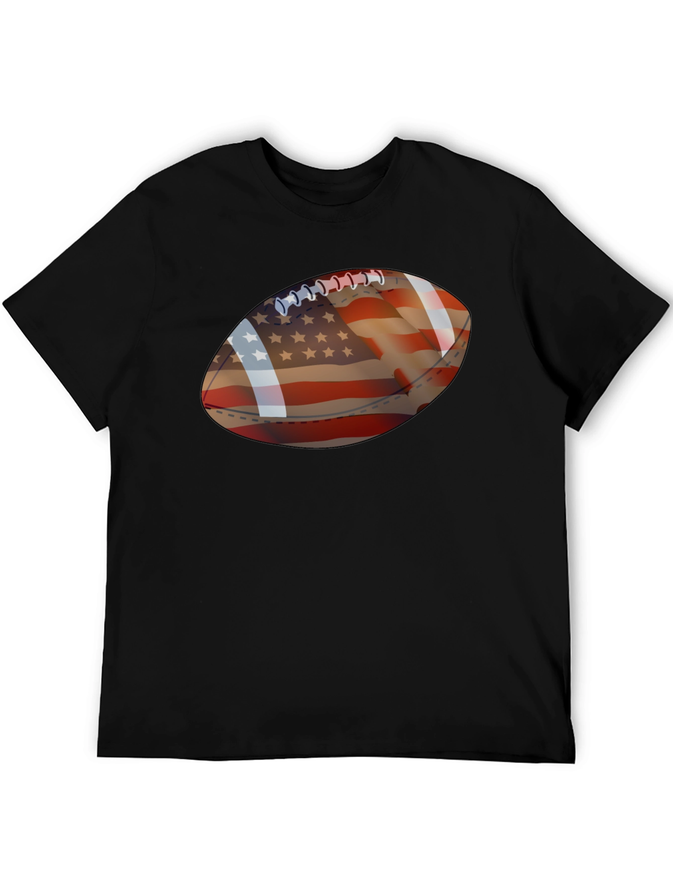 American Football Flag Graphic Tee