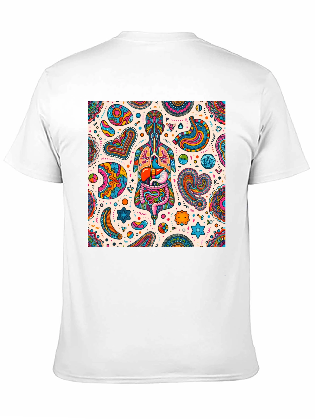 Psychedelic Anatomy T-Shirt - Unique Organs Design