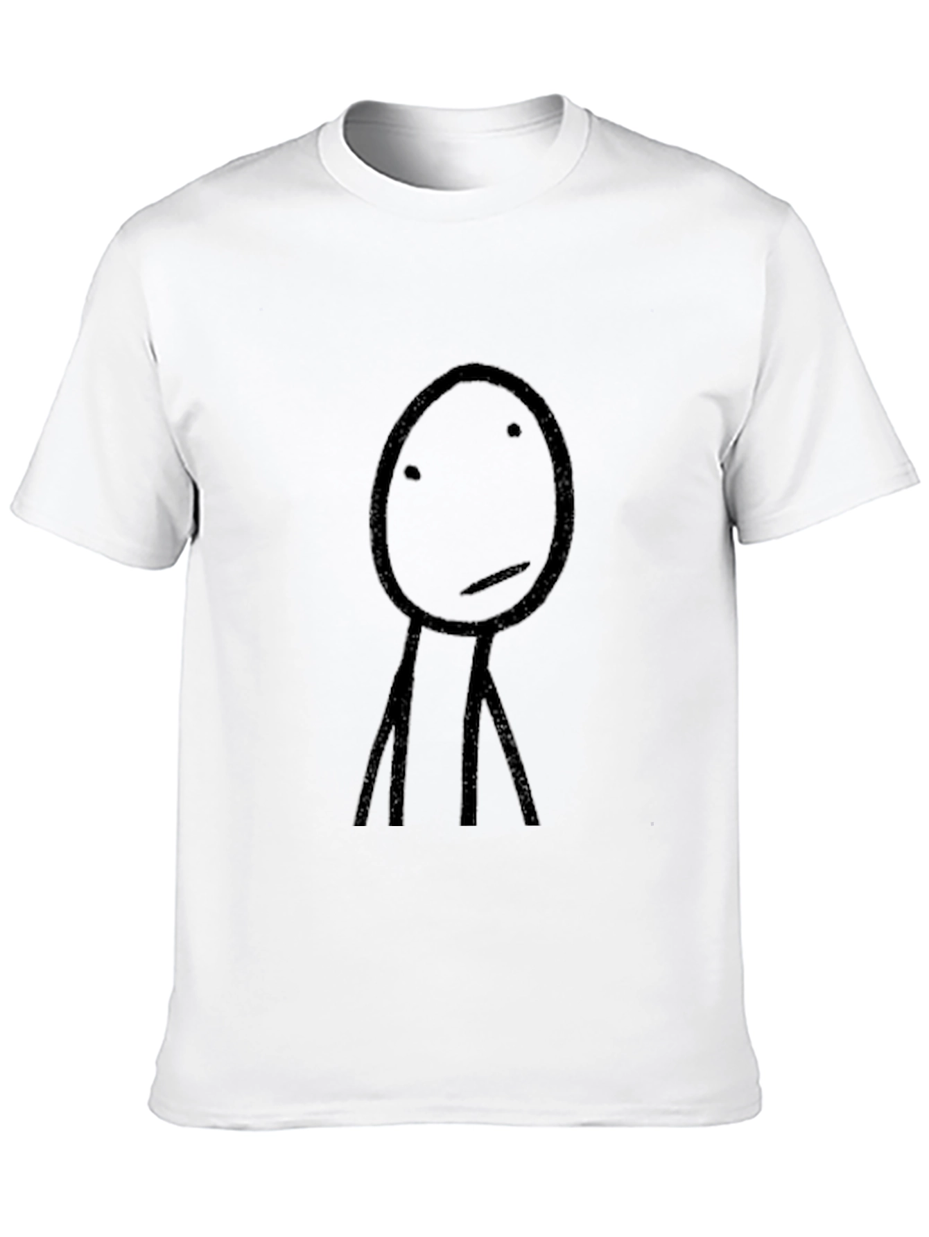 Funny Stick Figure T-Shirt - Unisex Black Tee