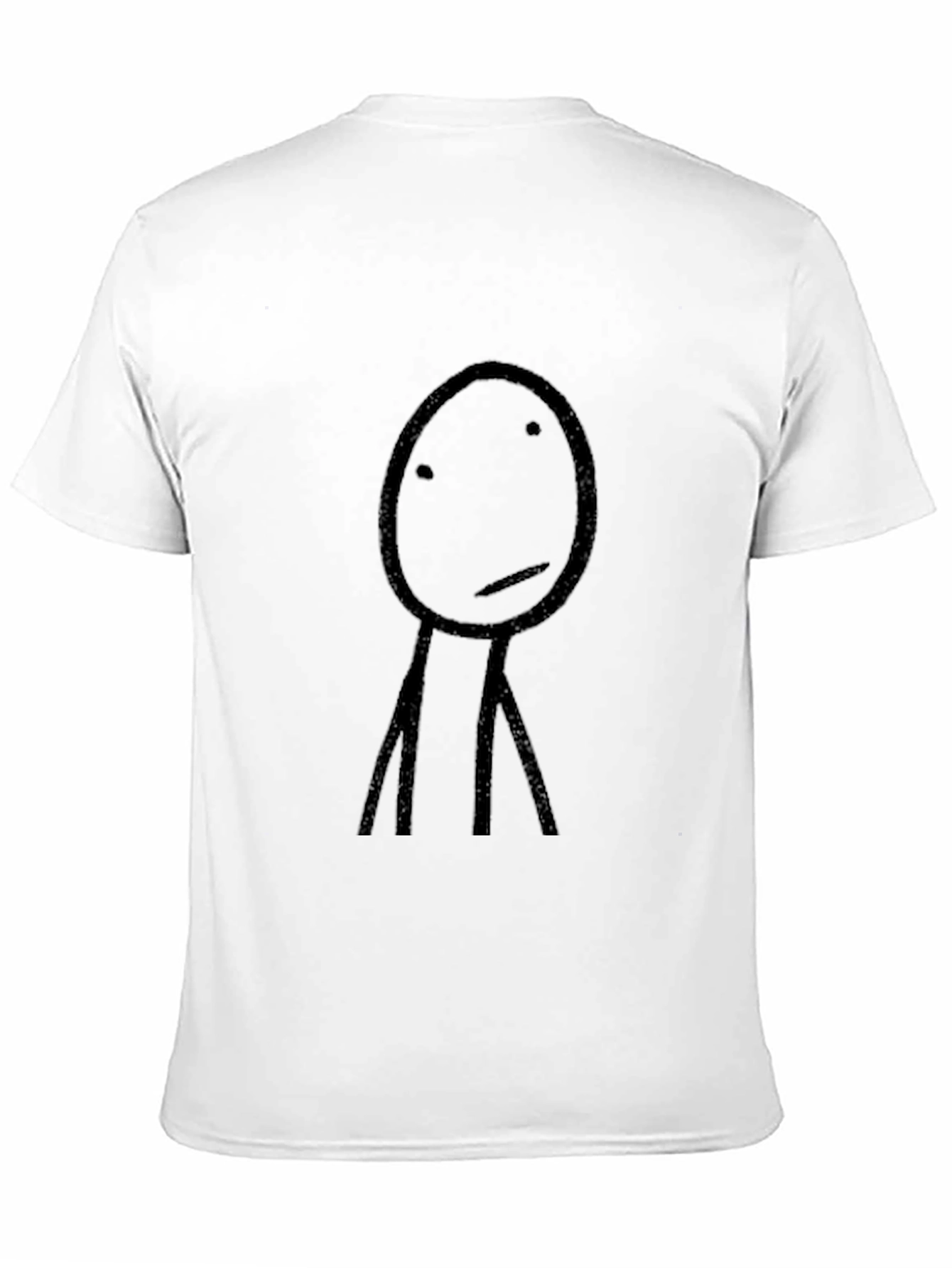 Funny Stick Figure T-Shirt - Unisex Black Tee