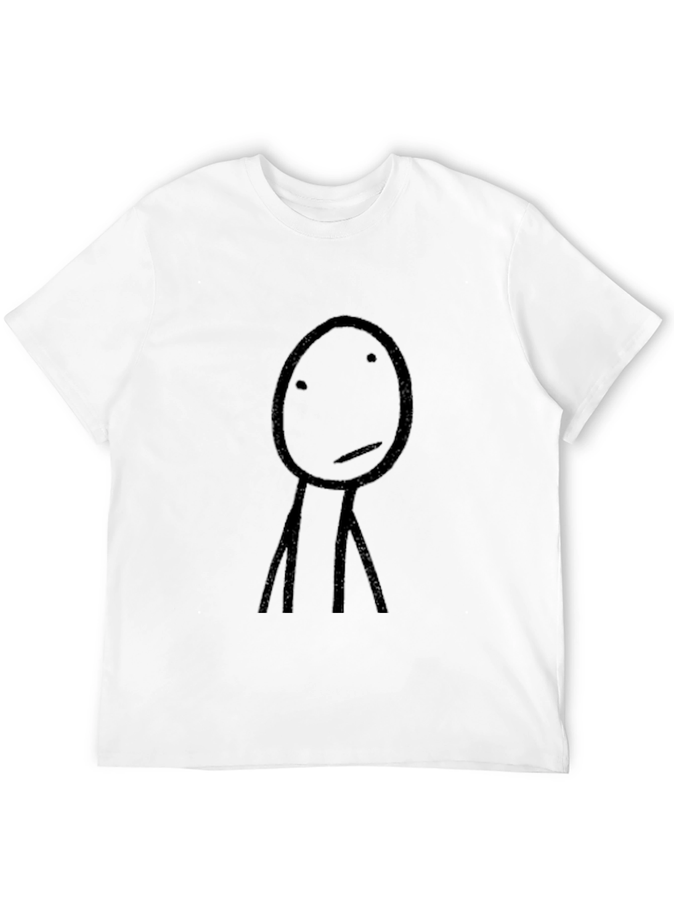 Funny Stick Figure T-Shirt - Unisex Black Tee