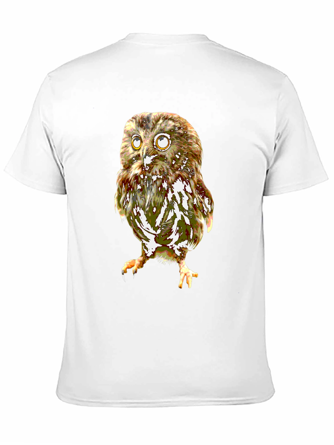 Owl Graphic T-Shirt - Unique Animal Print