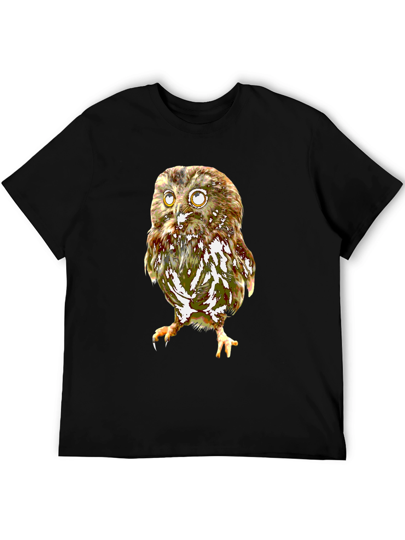 Owl Graphic T-Shirt - Unique Animal Print