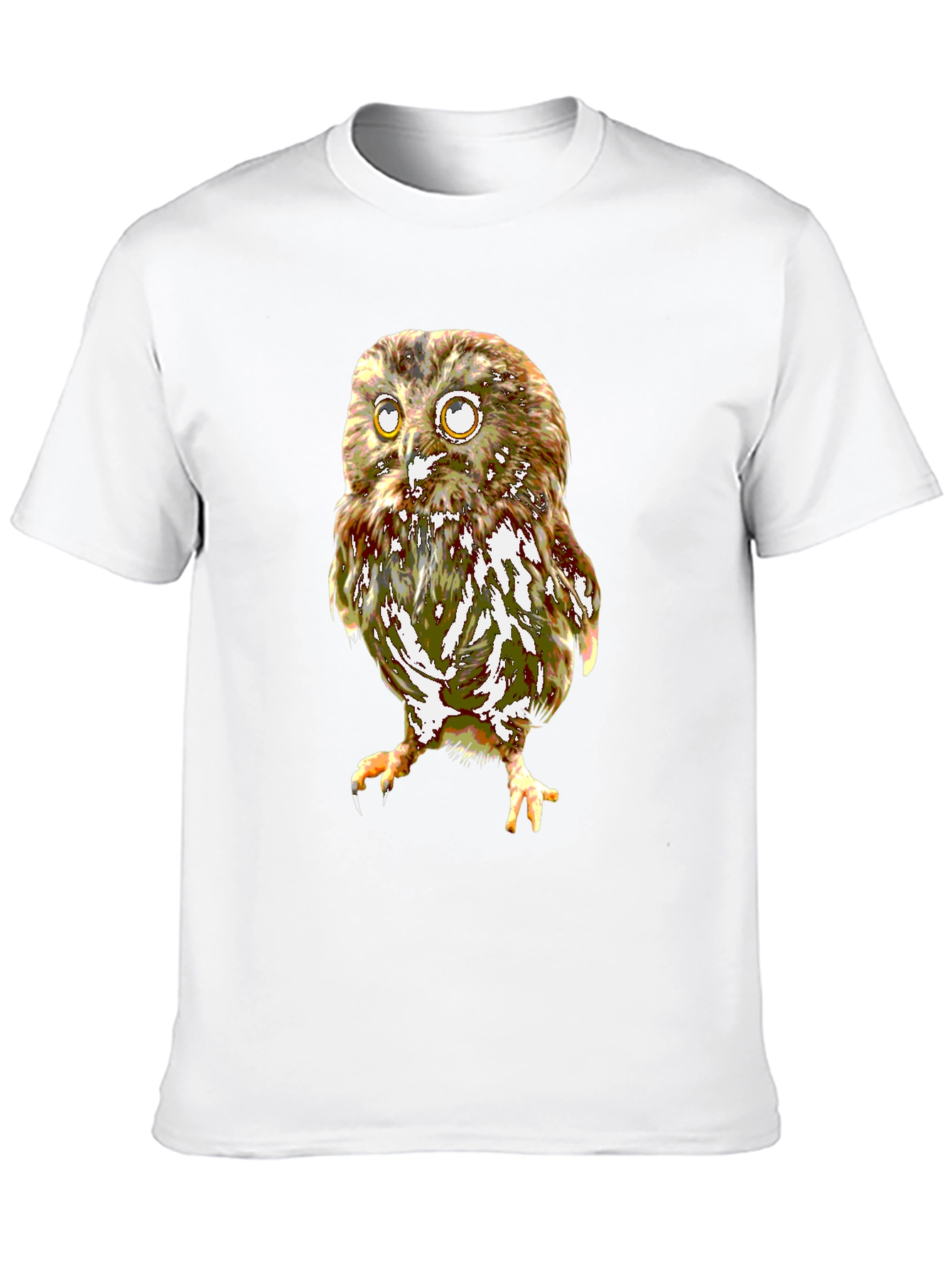 Owl Graphic T-Shirt - Unique Animal Print