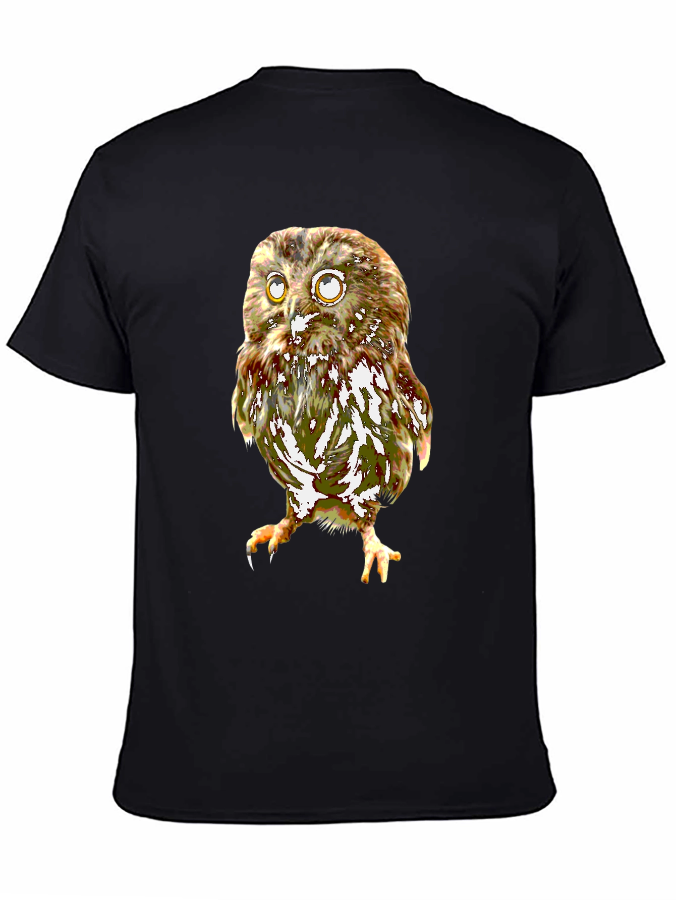 Owl Graphic T-Shirt - Unique Animal Print