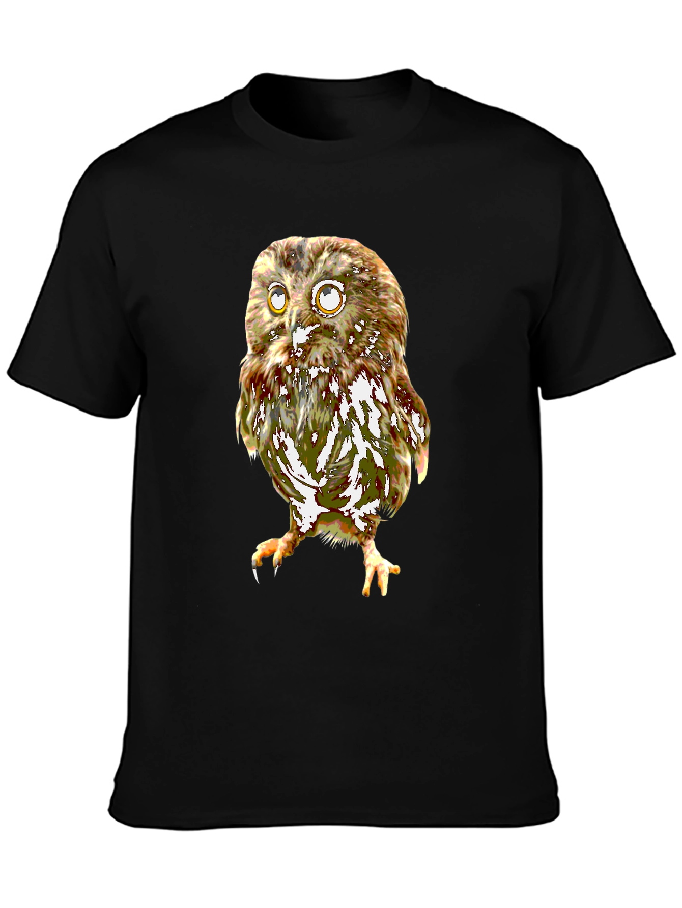 Owl Graphic T-Shirt - Unique Animal Print