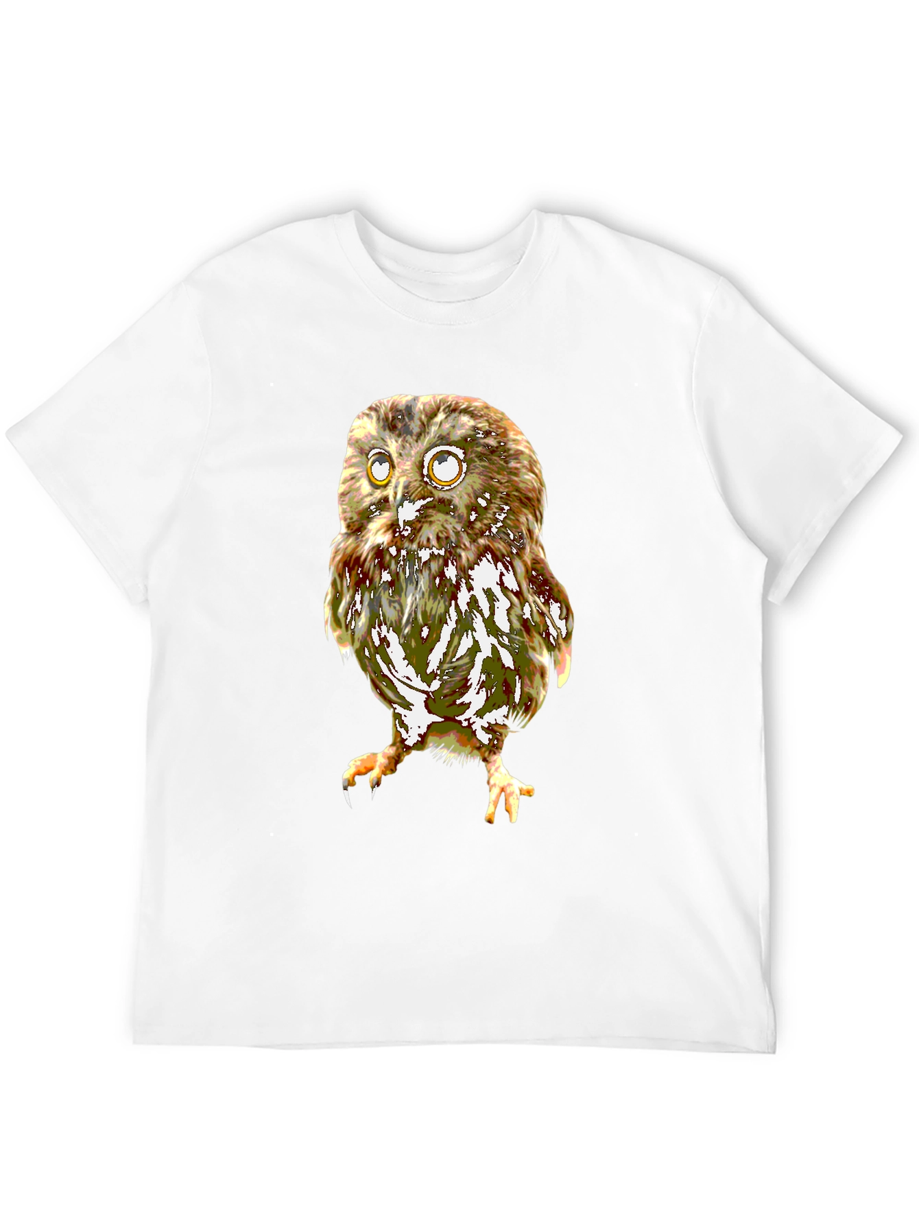 Owl Graphic T-Shirt - Unique Animal Print