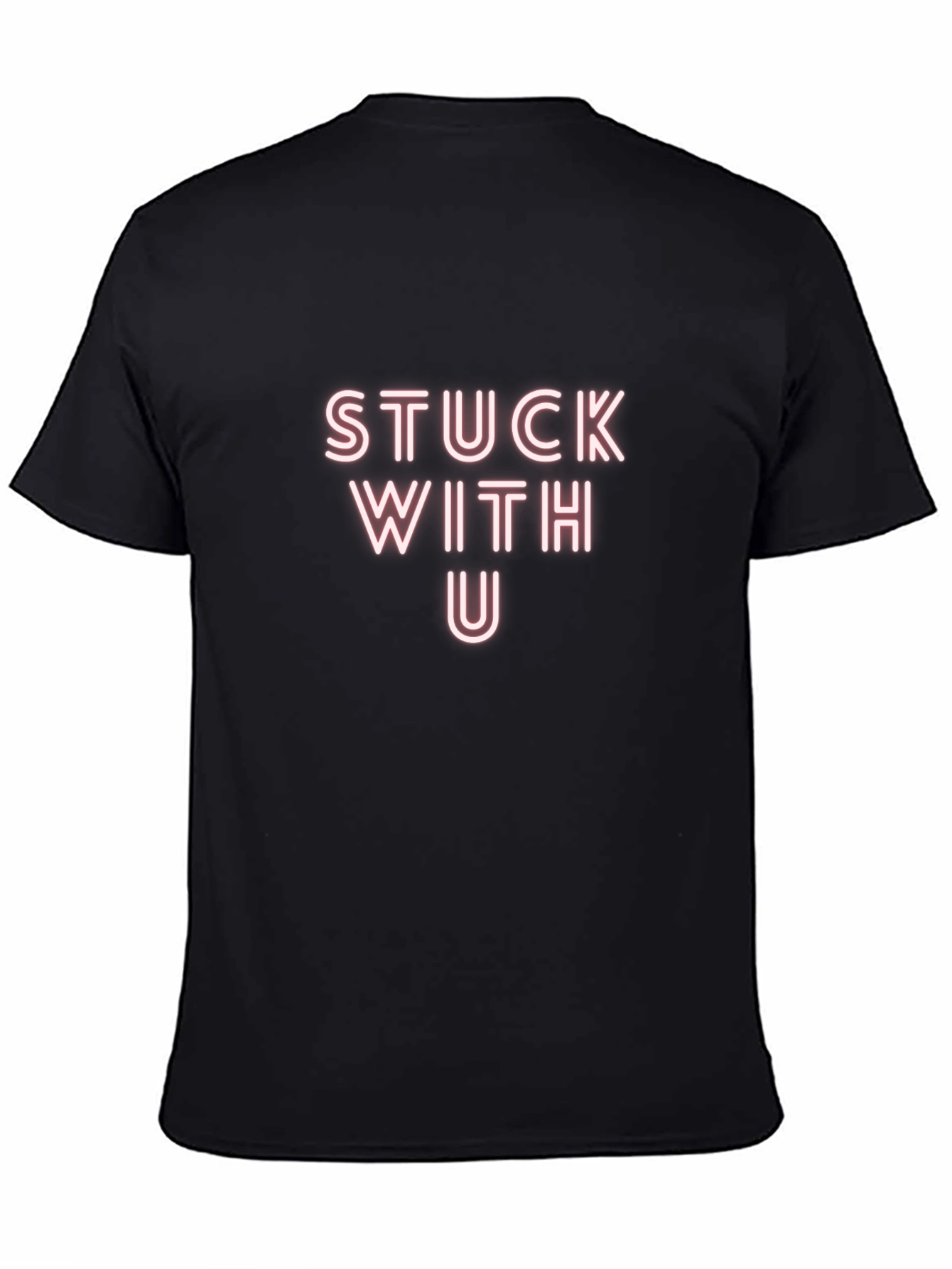 Stuck With U Black Graphic T-Shirt