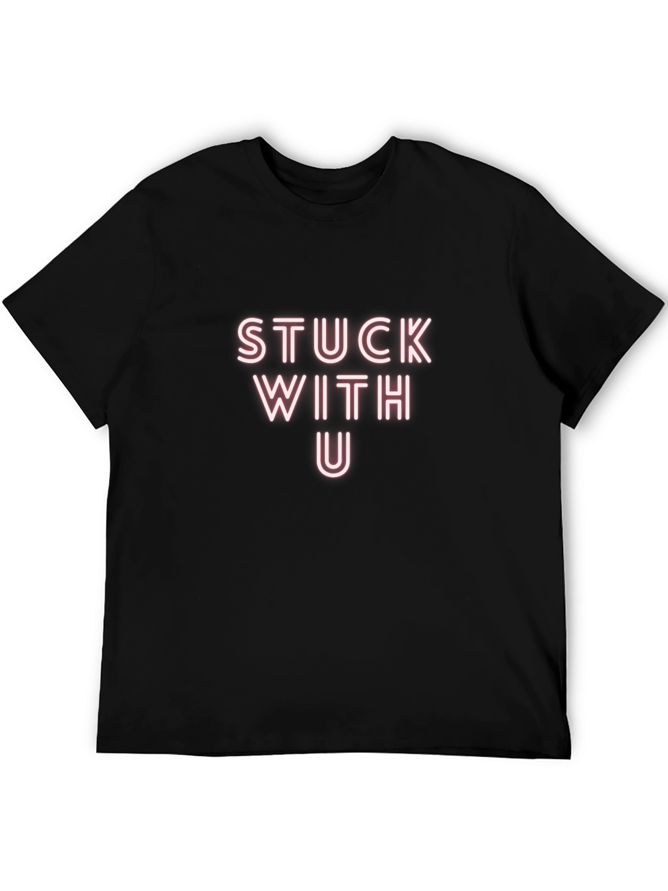 Stuck With U Black Graphic T-Shirt