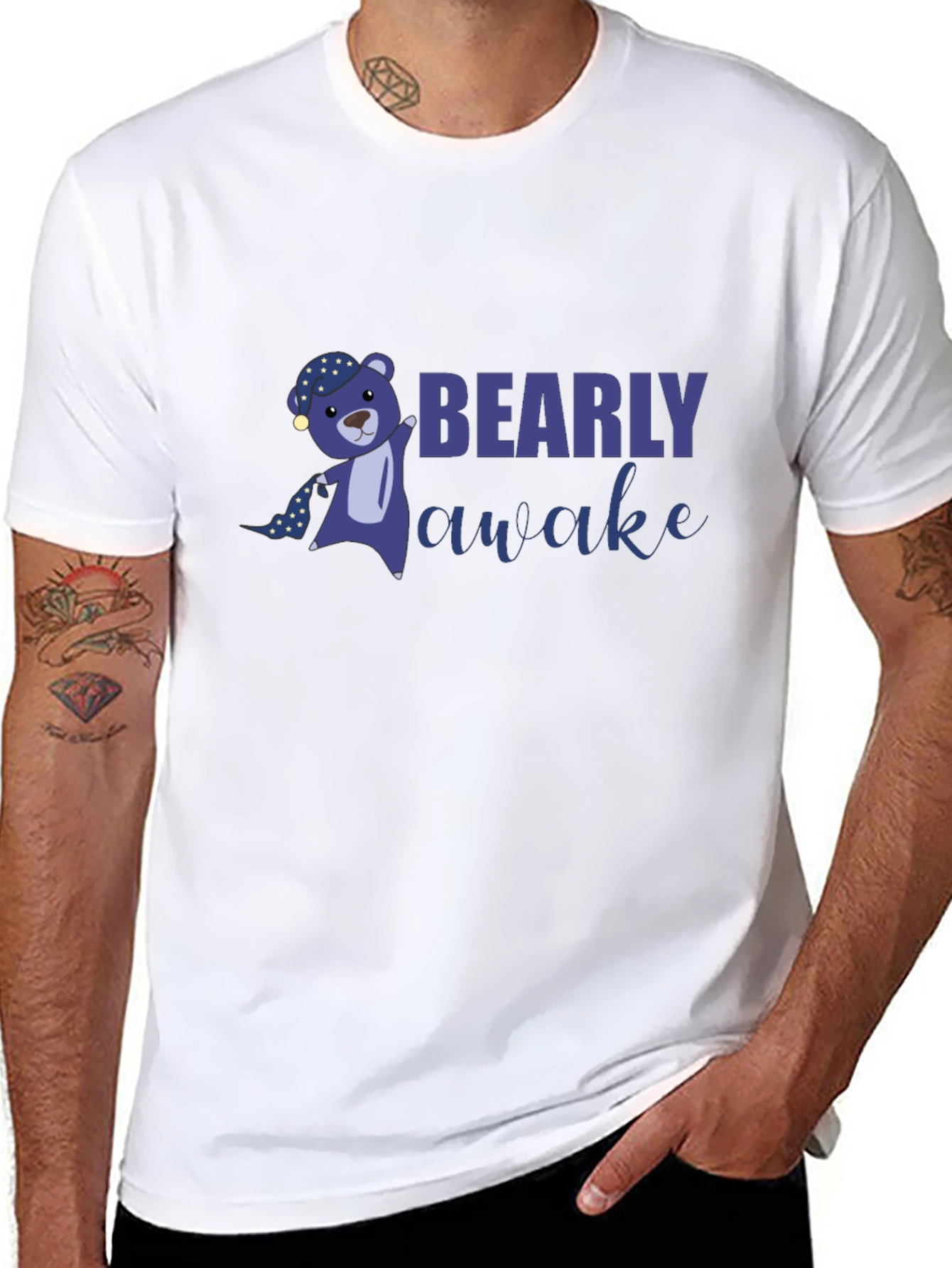 Bearly Awake Graphic T-Shirt