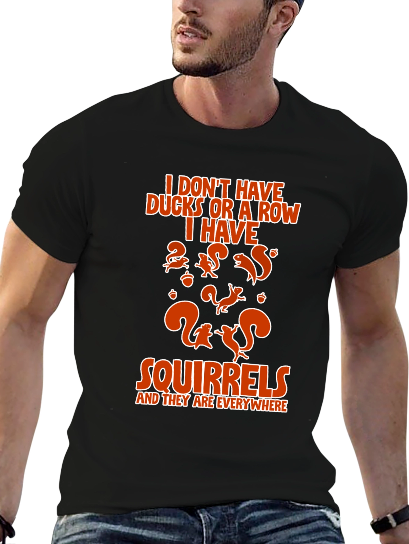 Squirrels Everywhere Graphic T-Shirt
