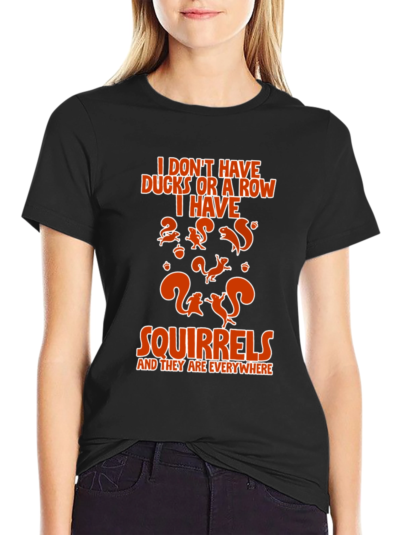 Squirrels Everywhere Graphic T-Shirt