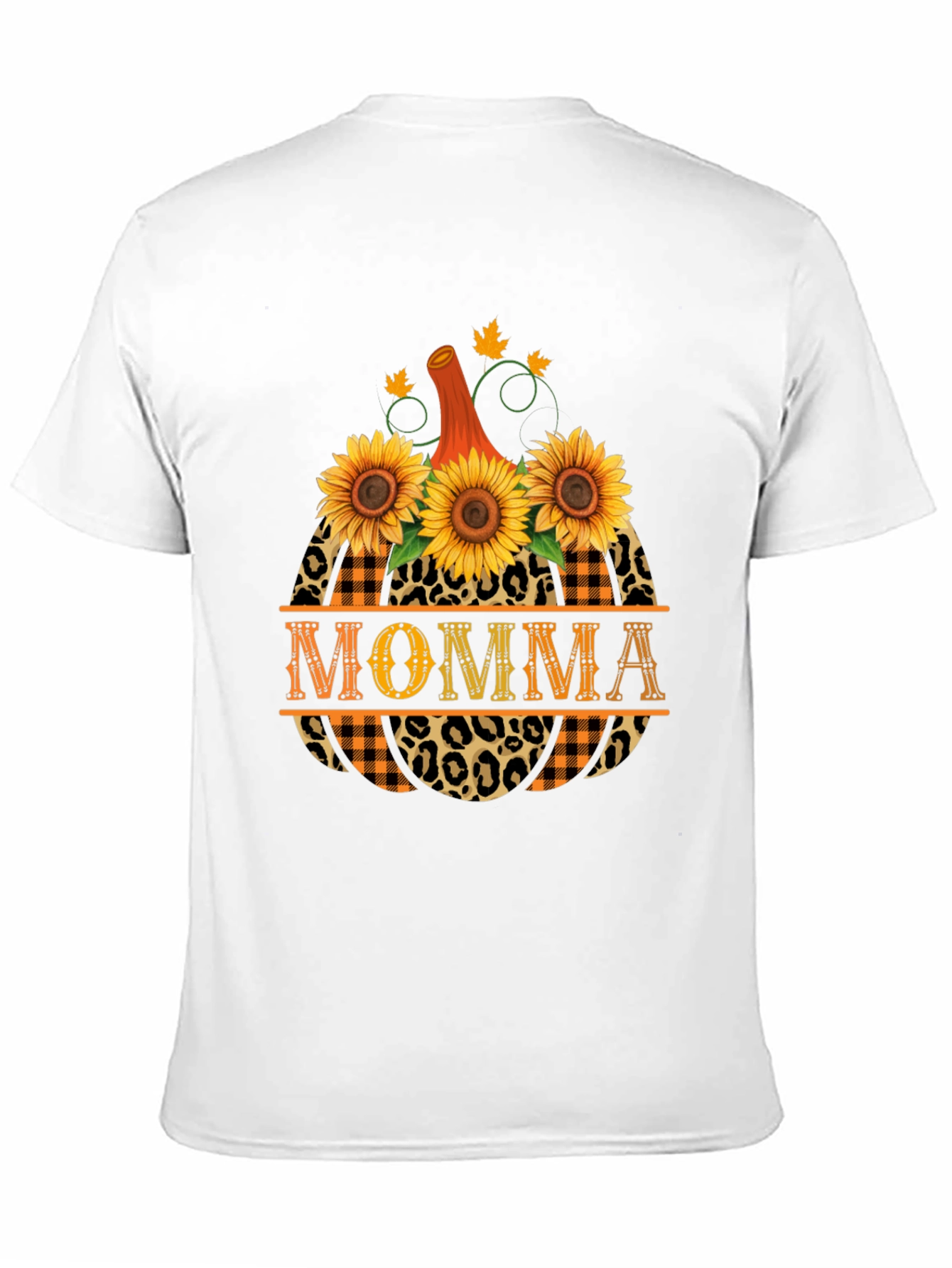 Momma Pumpkin Sunflower Graphic Tee