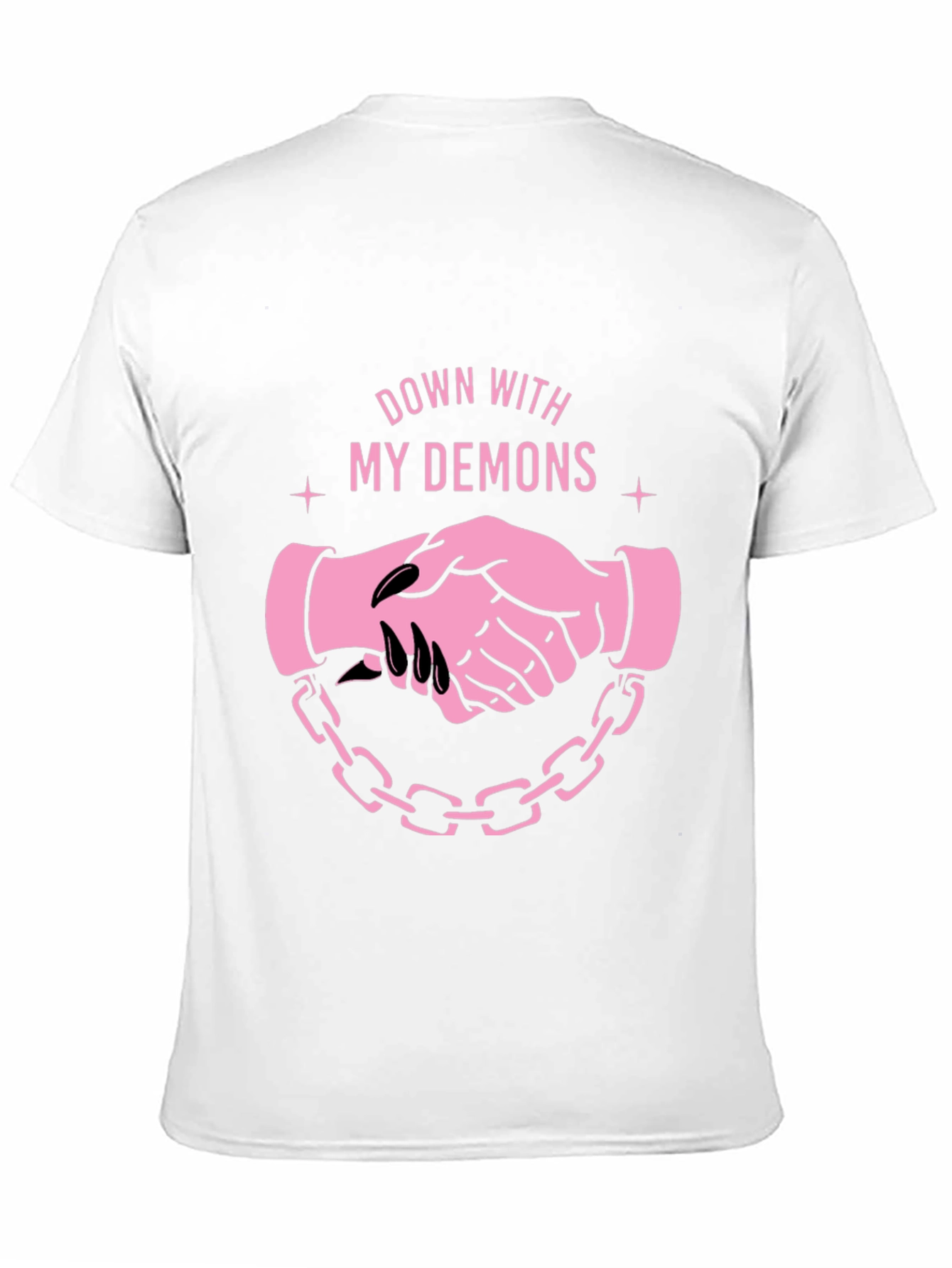 Down With My Demons Graphic Tee - Black