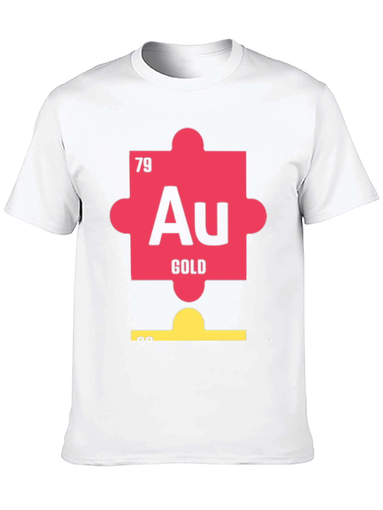 Gold Element Periodic Table Funny Autism Awareness T-Shirt