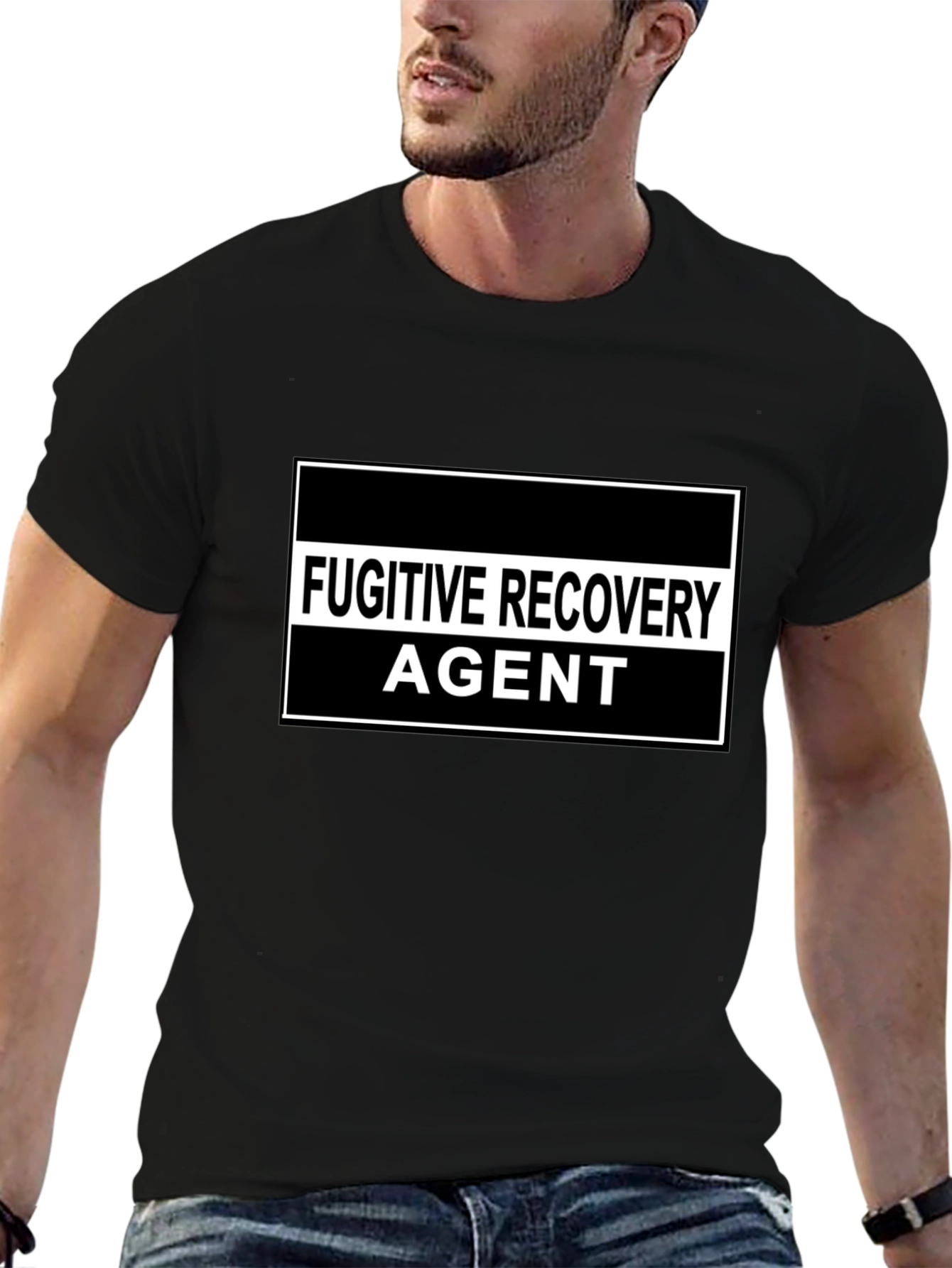 Fugitive Recovery Agent Graphic T-Shirt
