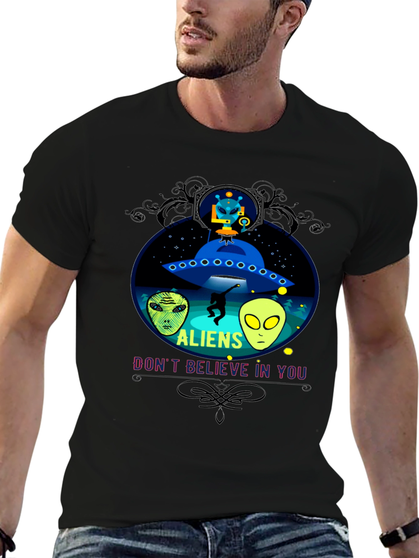Alien Graphic T-Shirt - Believe in the Unbelievable