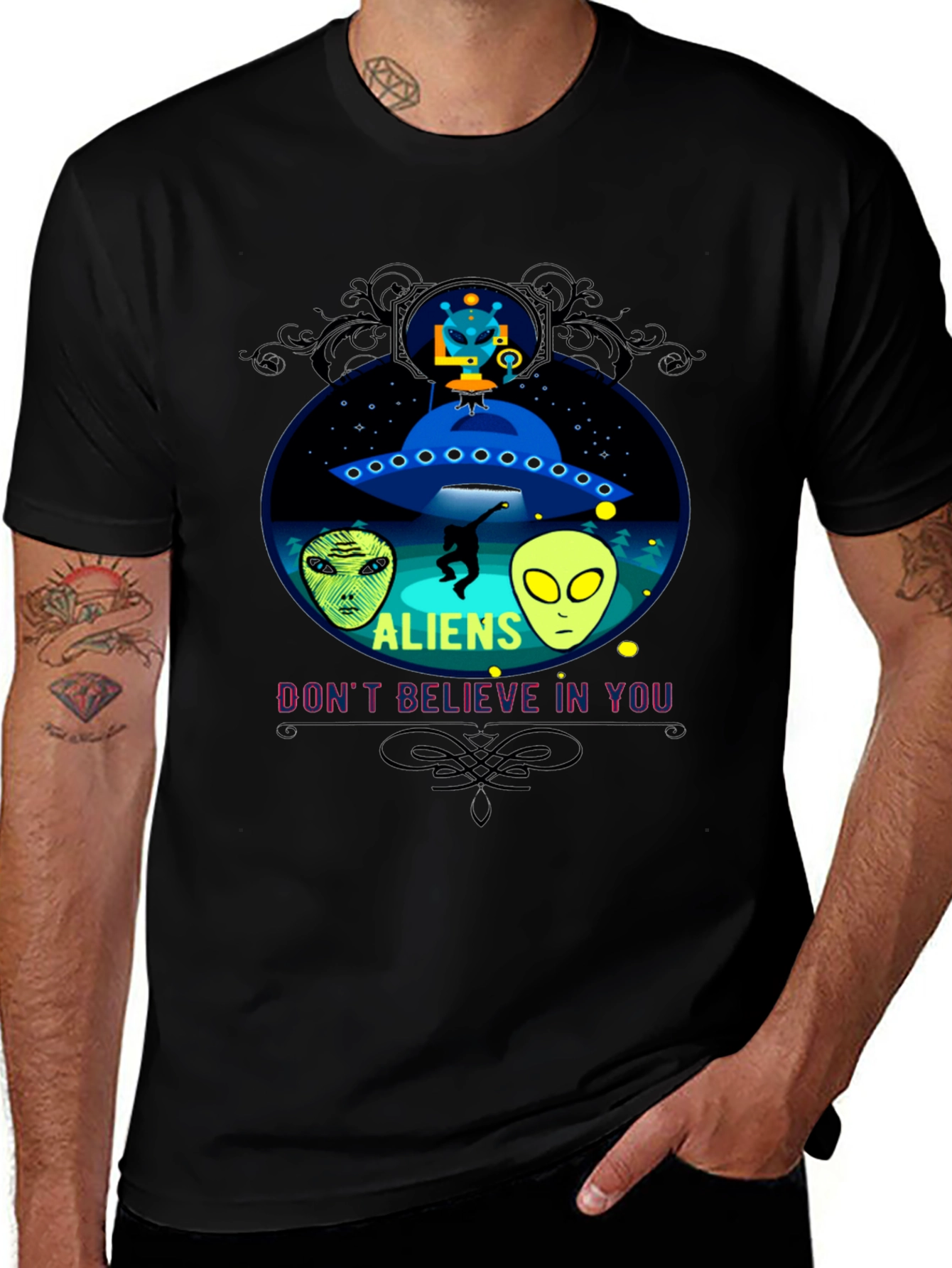 Alien Graphic T-Shirt - Believe in the Unbelievable