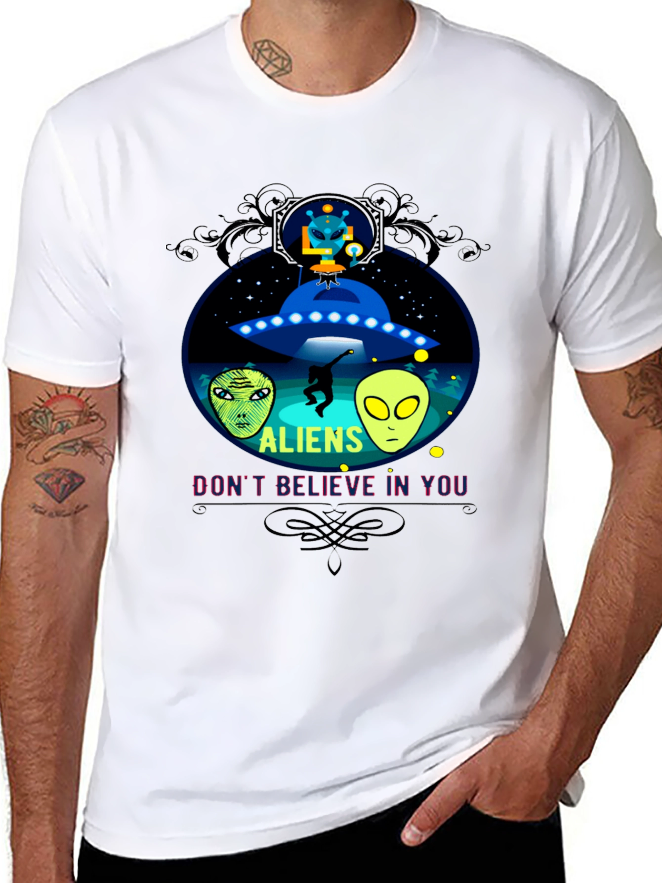 Alien Graphic T-Shirt - Believe in the Unbelievable