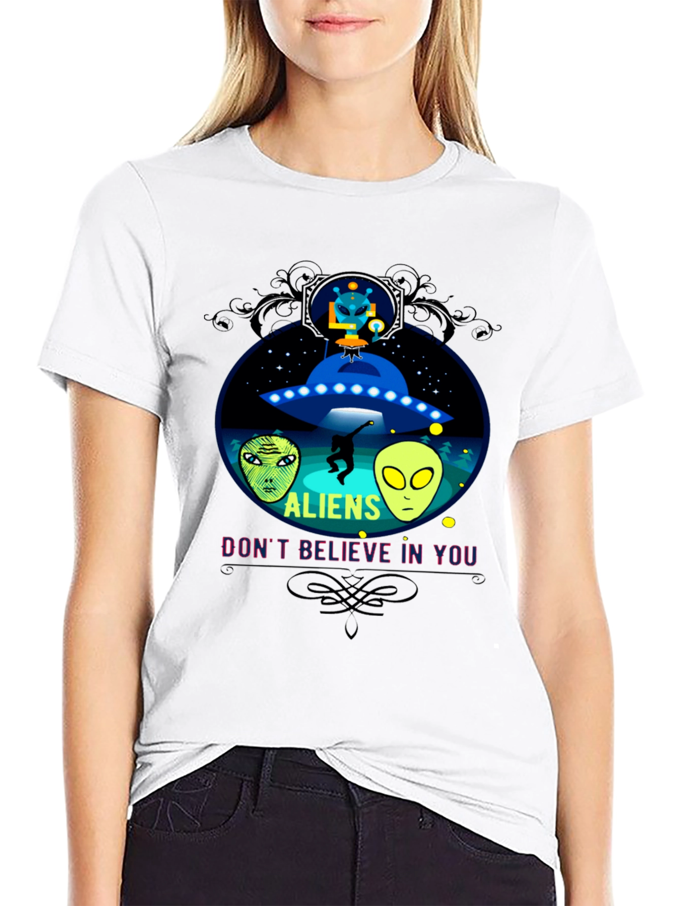Alien Graphic T-Shirt - Believe in the Unbelievable