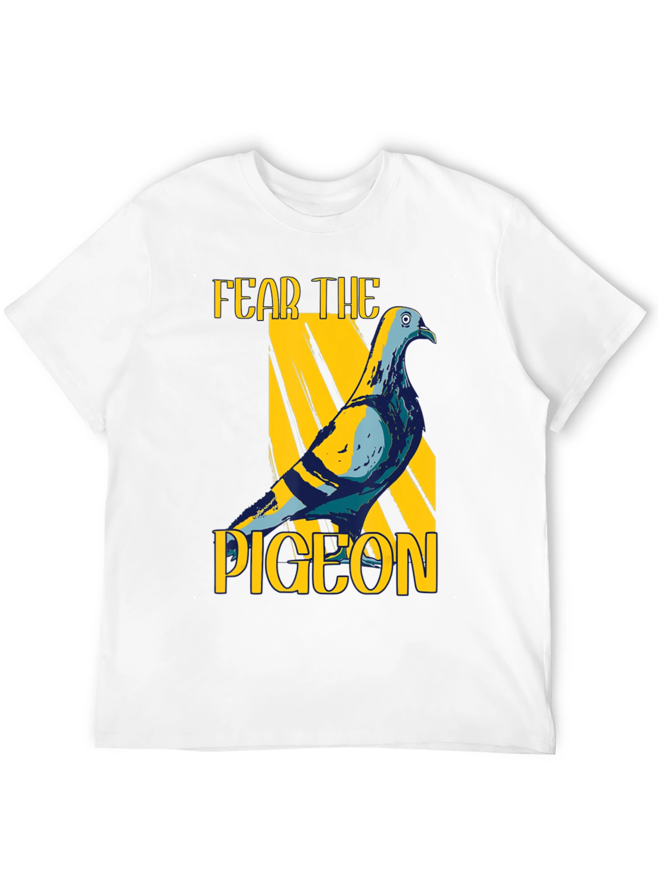 Fear The Pigeon Graphic T-Shirt - Black