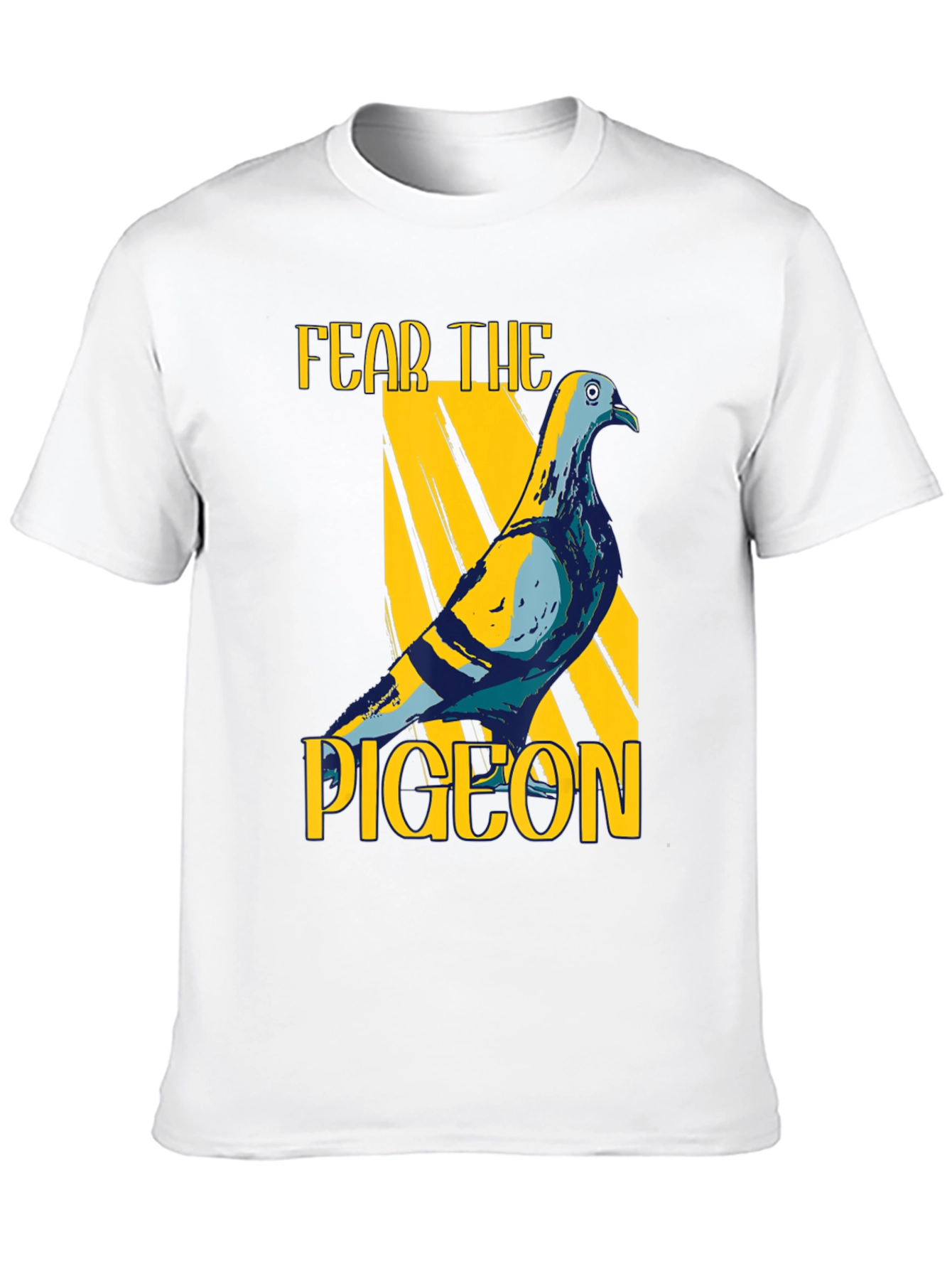 Fear The Pigeon Graphic T-Shirt - Black