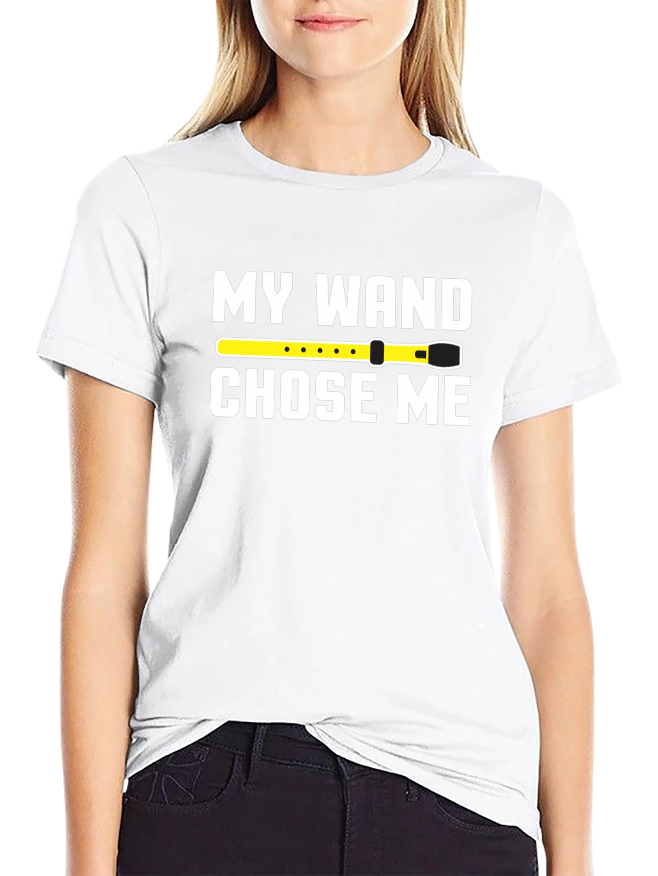 My Wand Chose Me T-Shirt Funny Music Teacher Tee