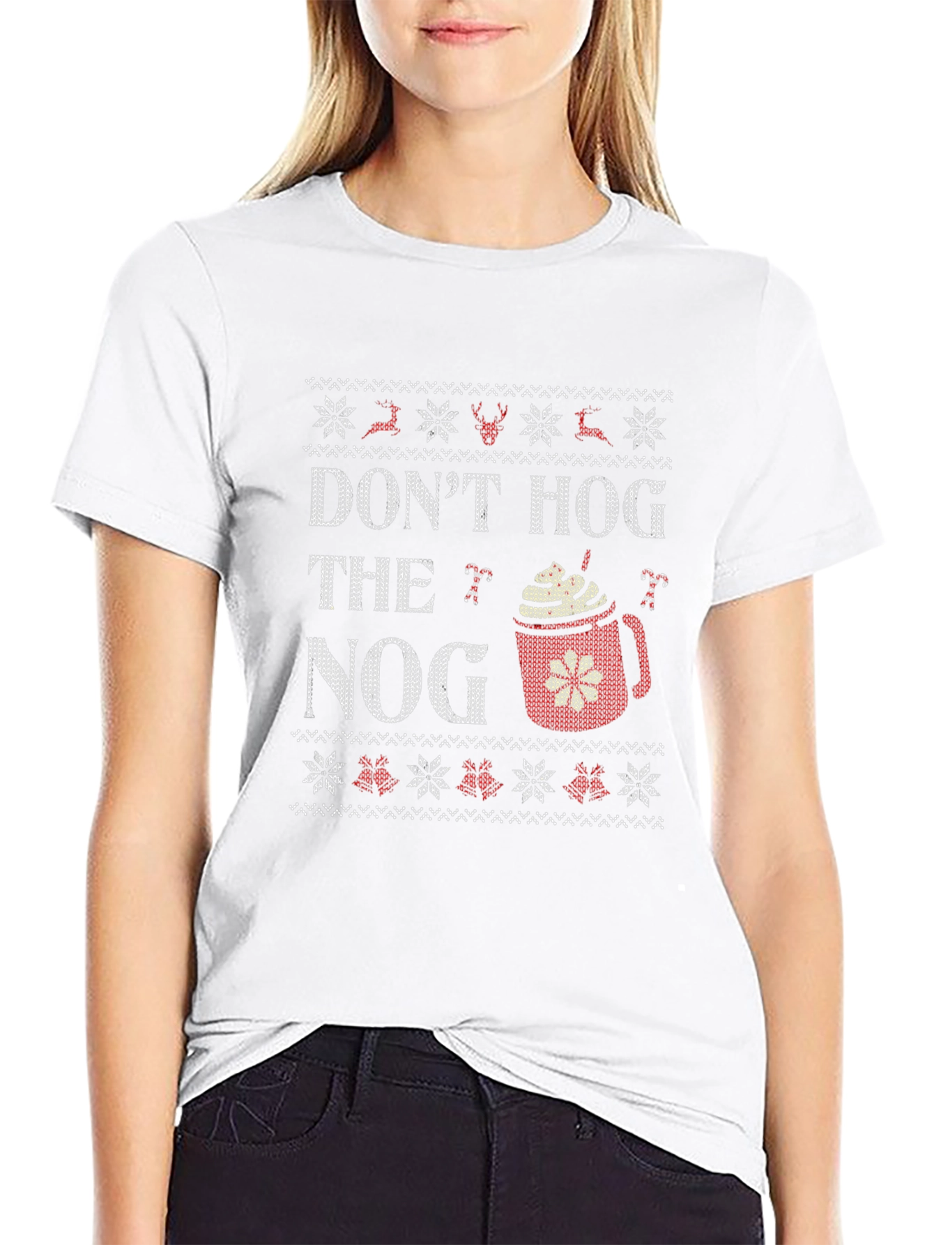 Dont Hog the Nog Christmas T-Shirt