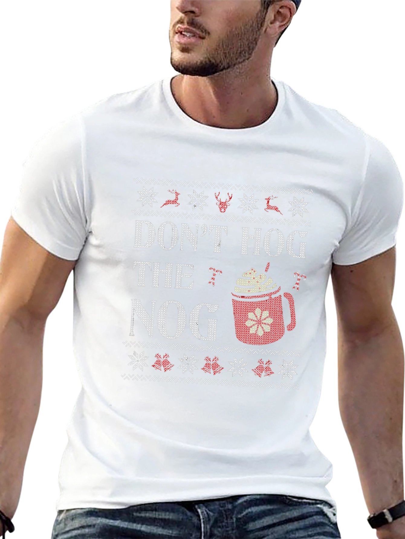 Dont Hog the Nog Christmas T-Shirt