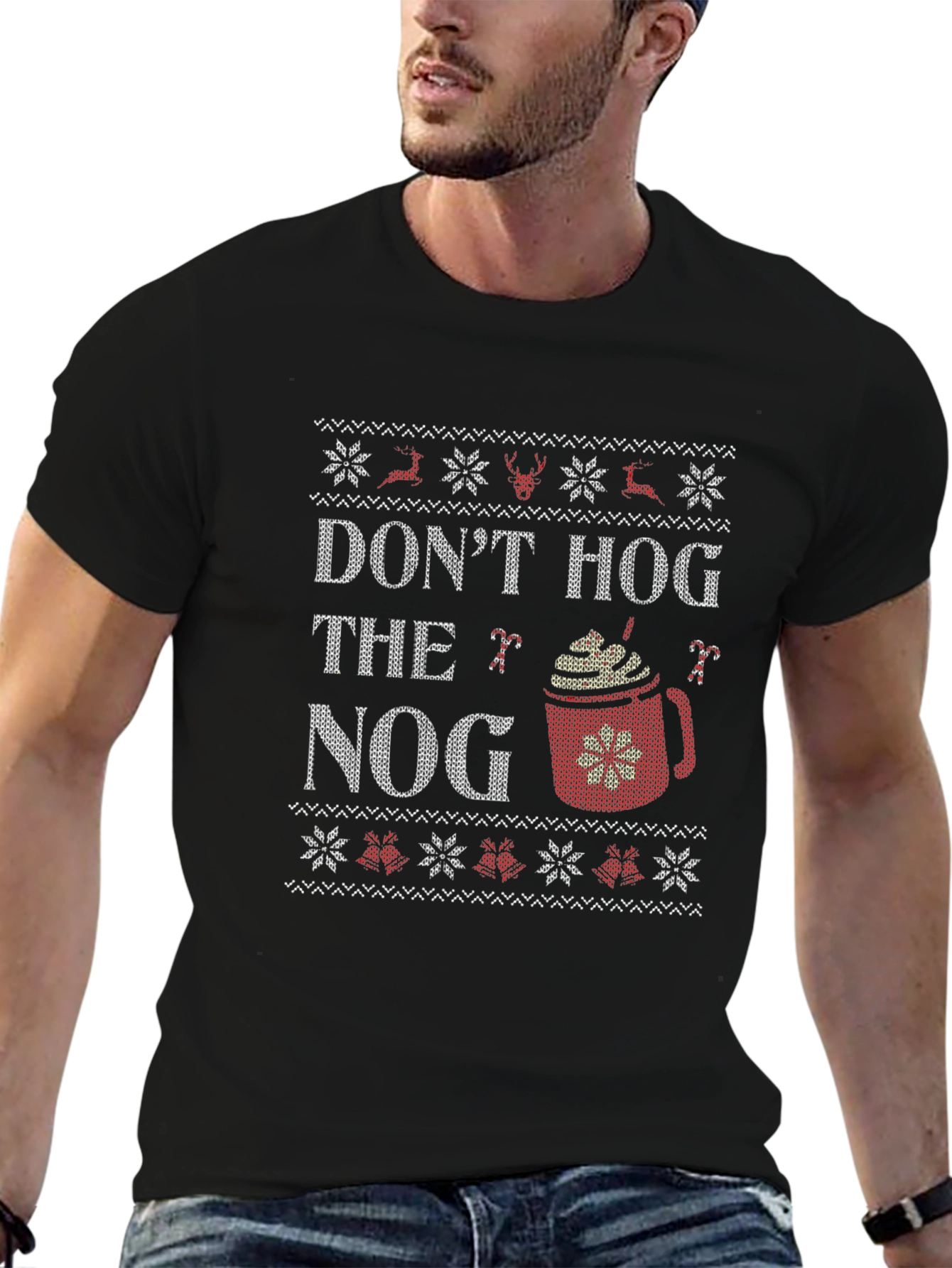 Dont Hog the Nog Christmas T-Shirt
