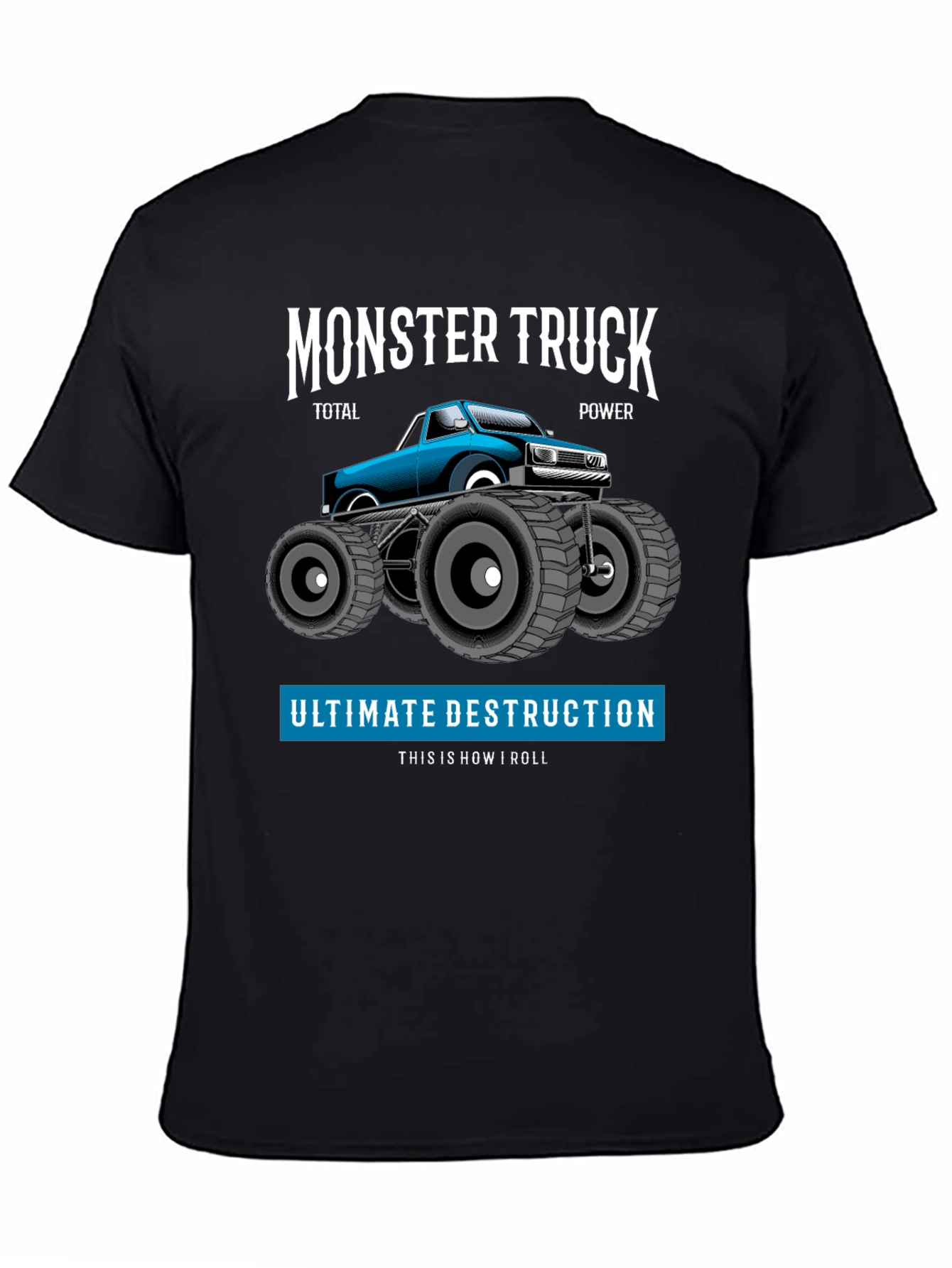 Monster Truck Graphic Tee - Total Power Destruction