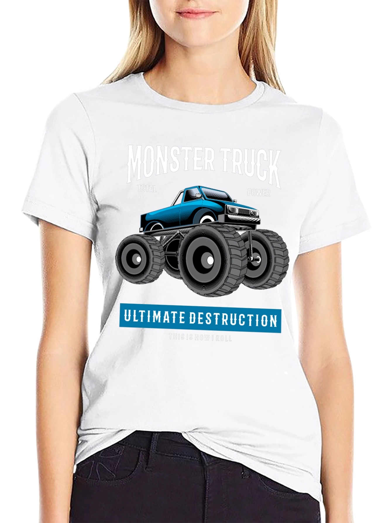 Monster Truck Graphic Tee - Total Power Destruction