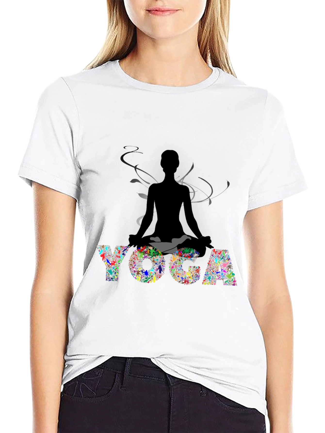 Yoga Meditation T-Shirt - Unisex Cotton Blend