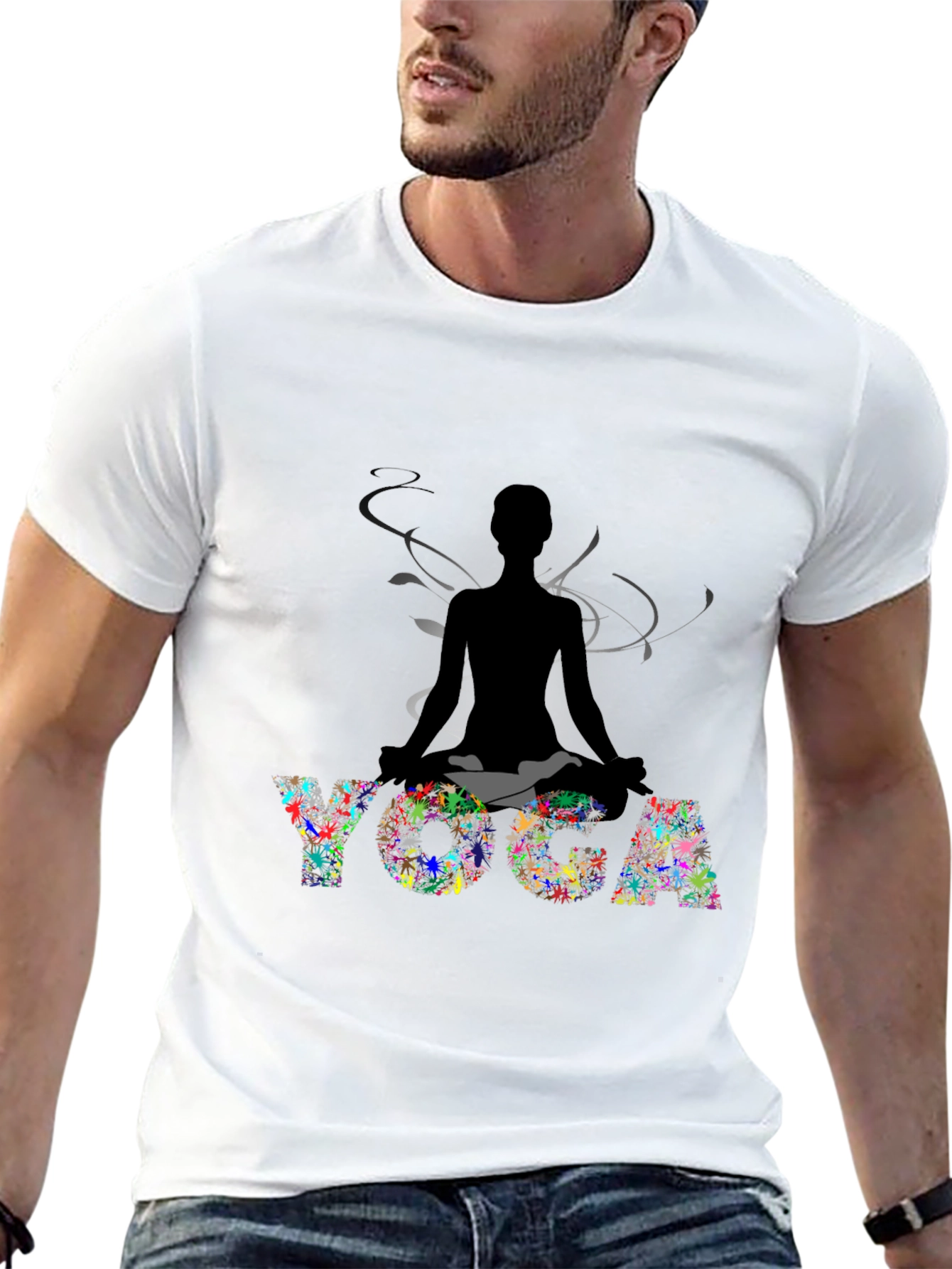 Yoga Meditation T-Shirt - Unisex Cotton Blend