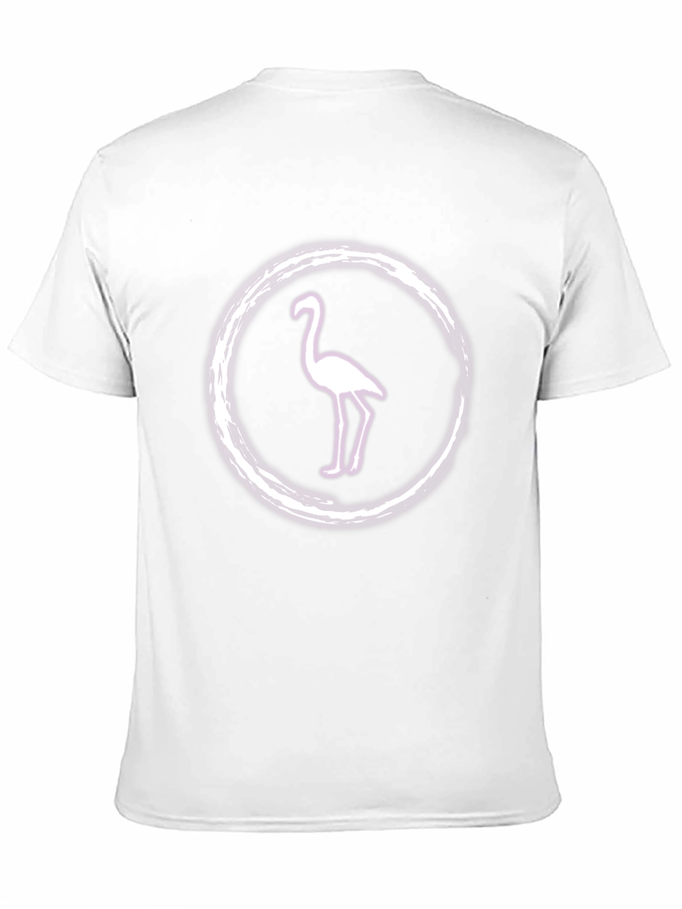 Flamingo Graphic Tee - Black Cotton Casual Wear