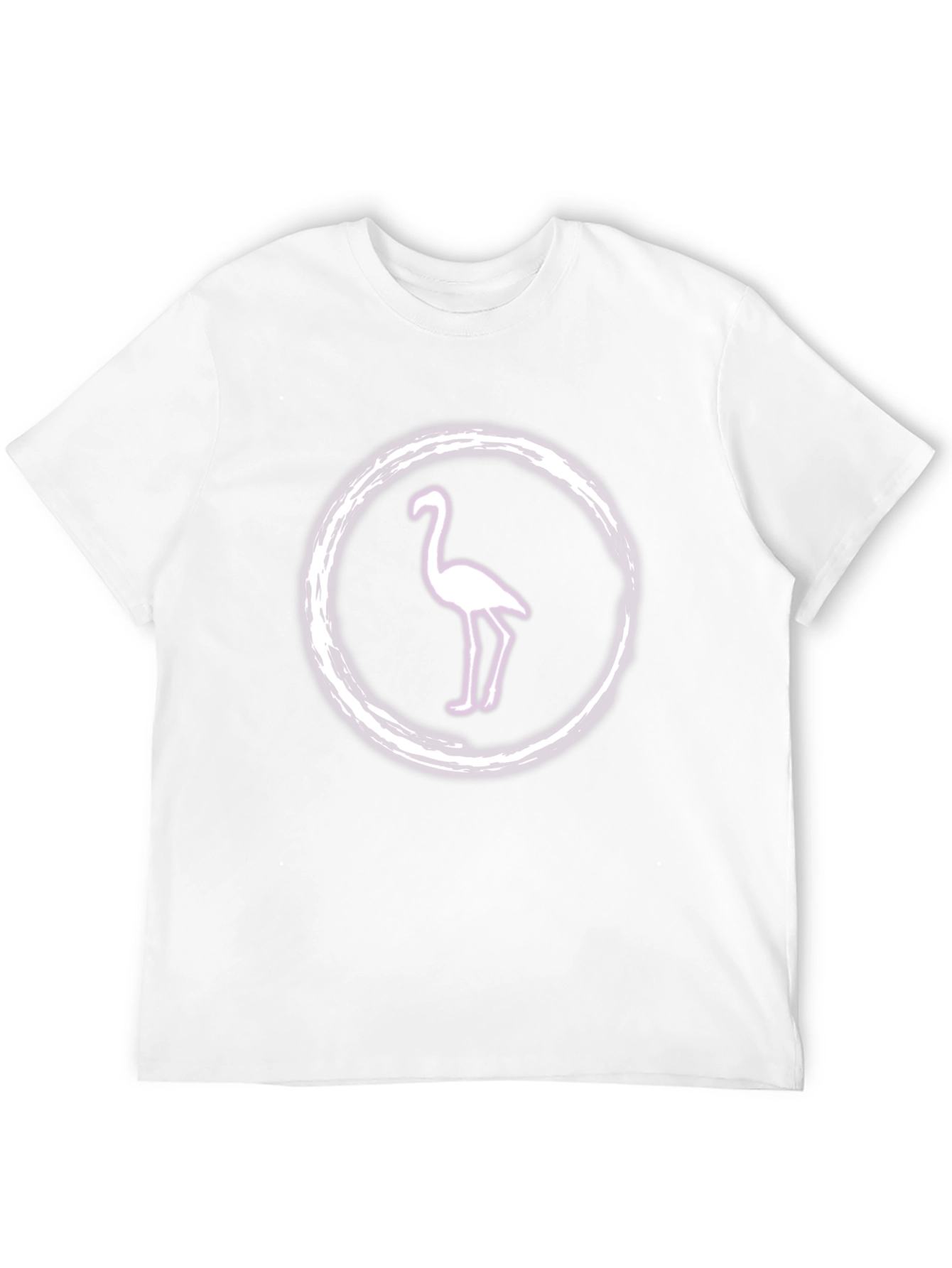 Flamingo Graphic Tee - Black Cotton Casual Wear