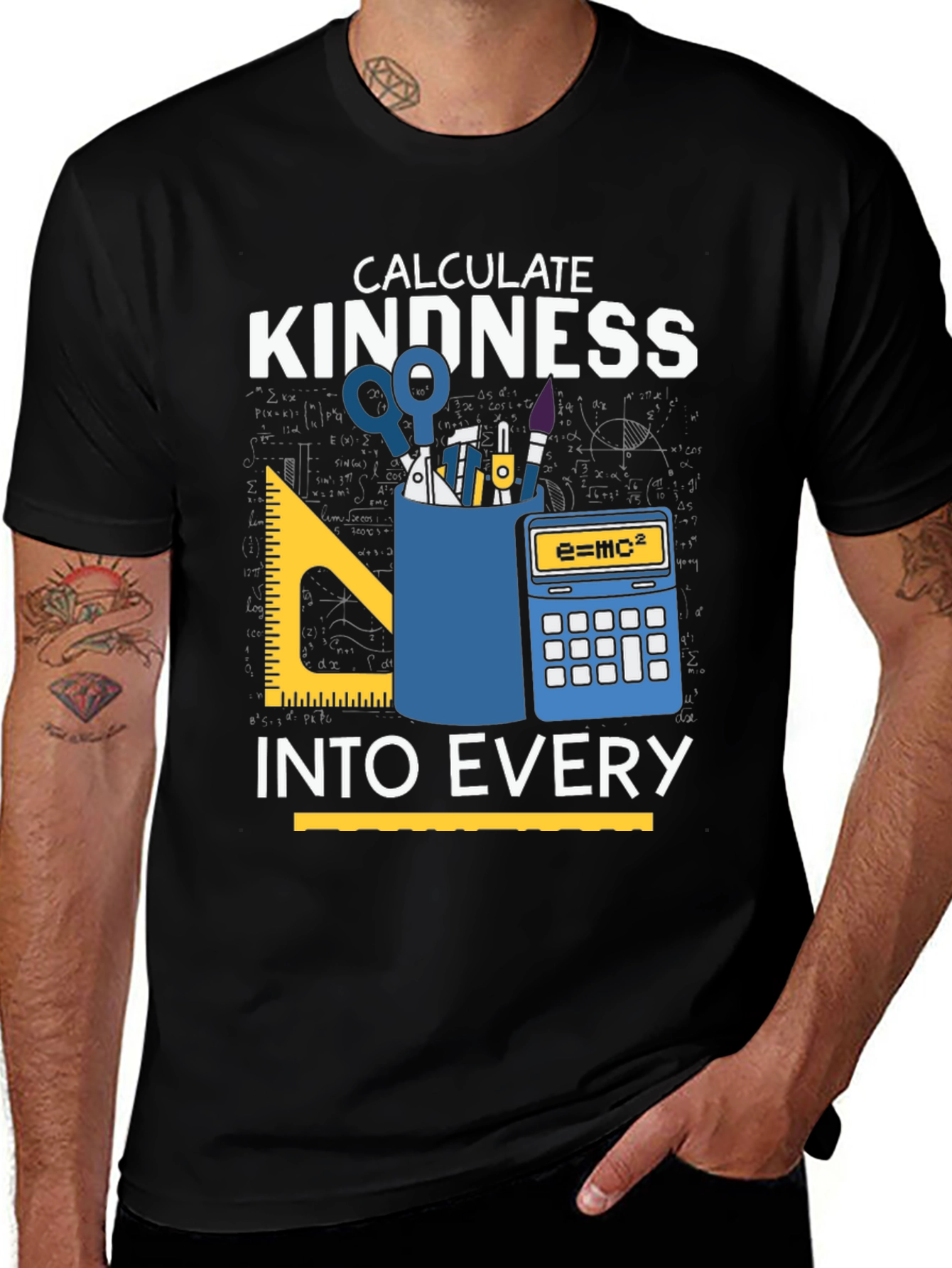 Calculate Kindness T-Shirt - Science Math Design
