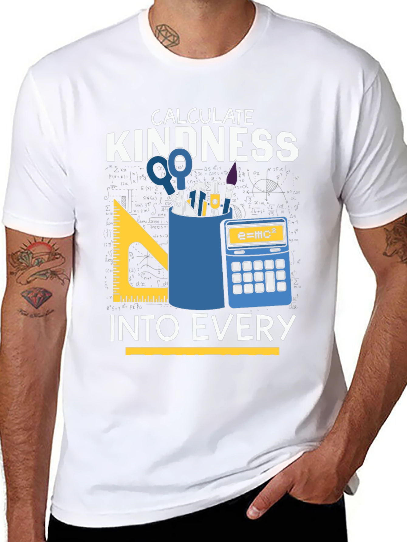 Calculate Kindness T-Shirt - Science Math Design
