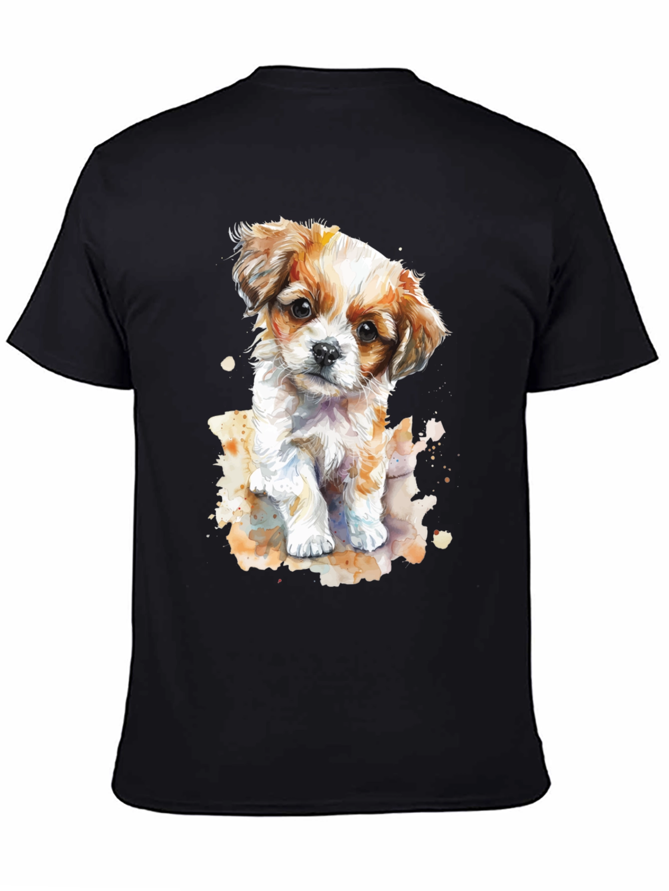 Cute Puppy Watercolor T-Shirt