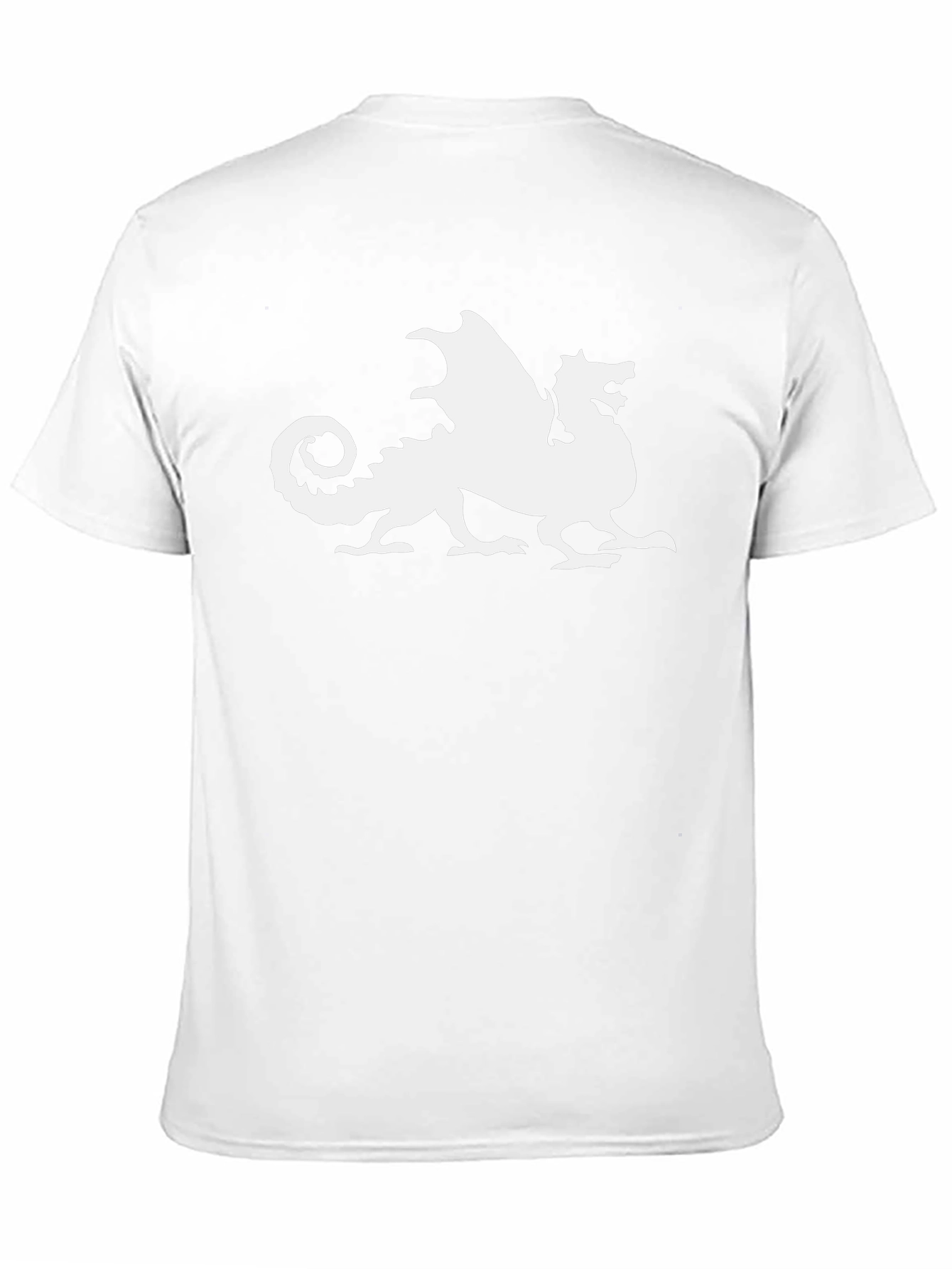 Dragon Graphic Tee - Black Cotton Blend T-Shirt
