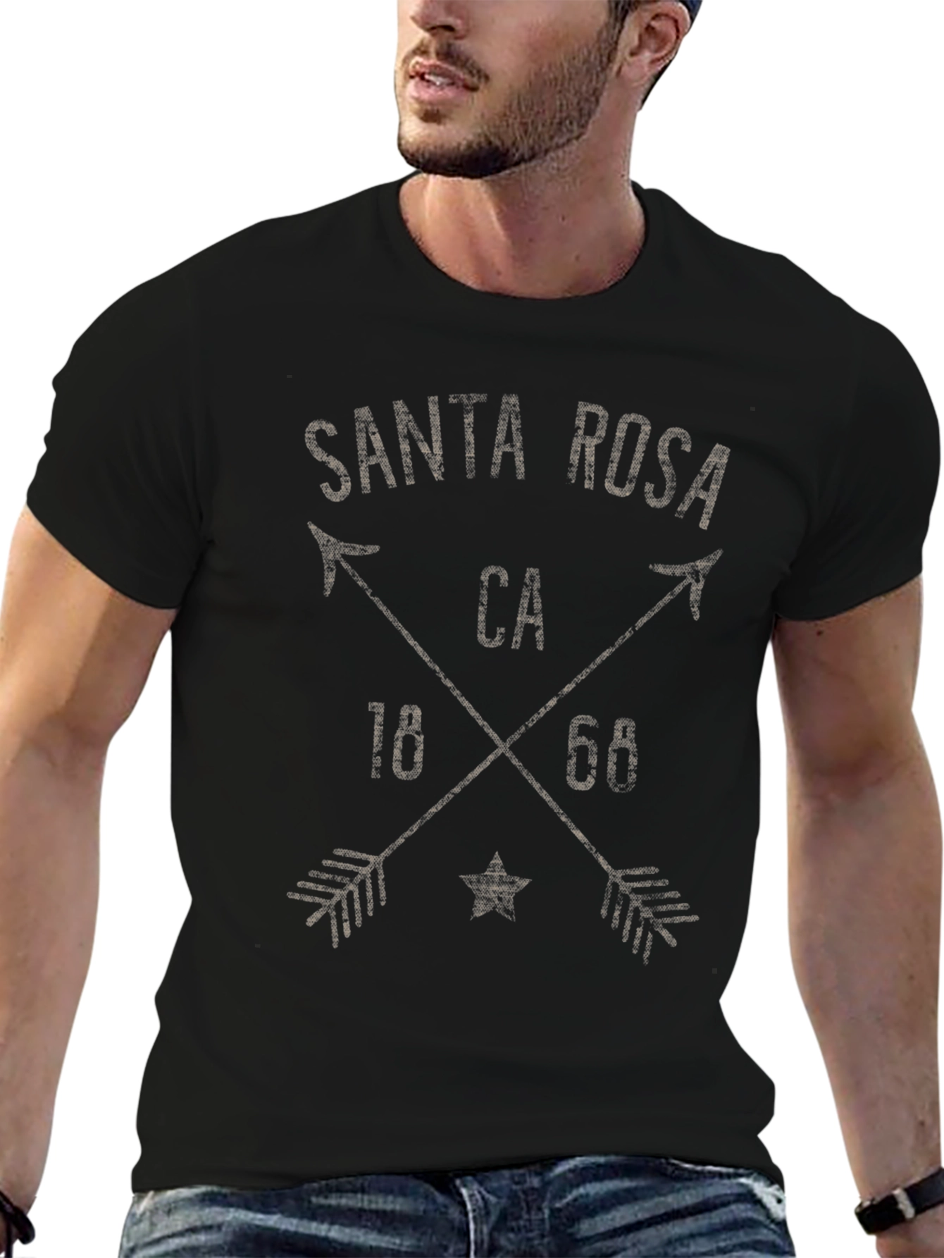 Santa Rosa CA Arrow Graphic T-Shirt