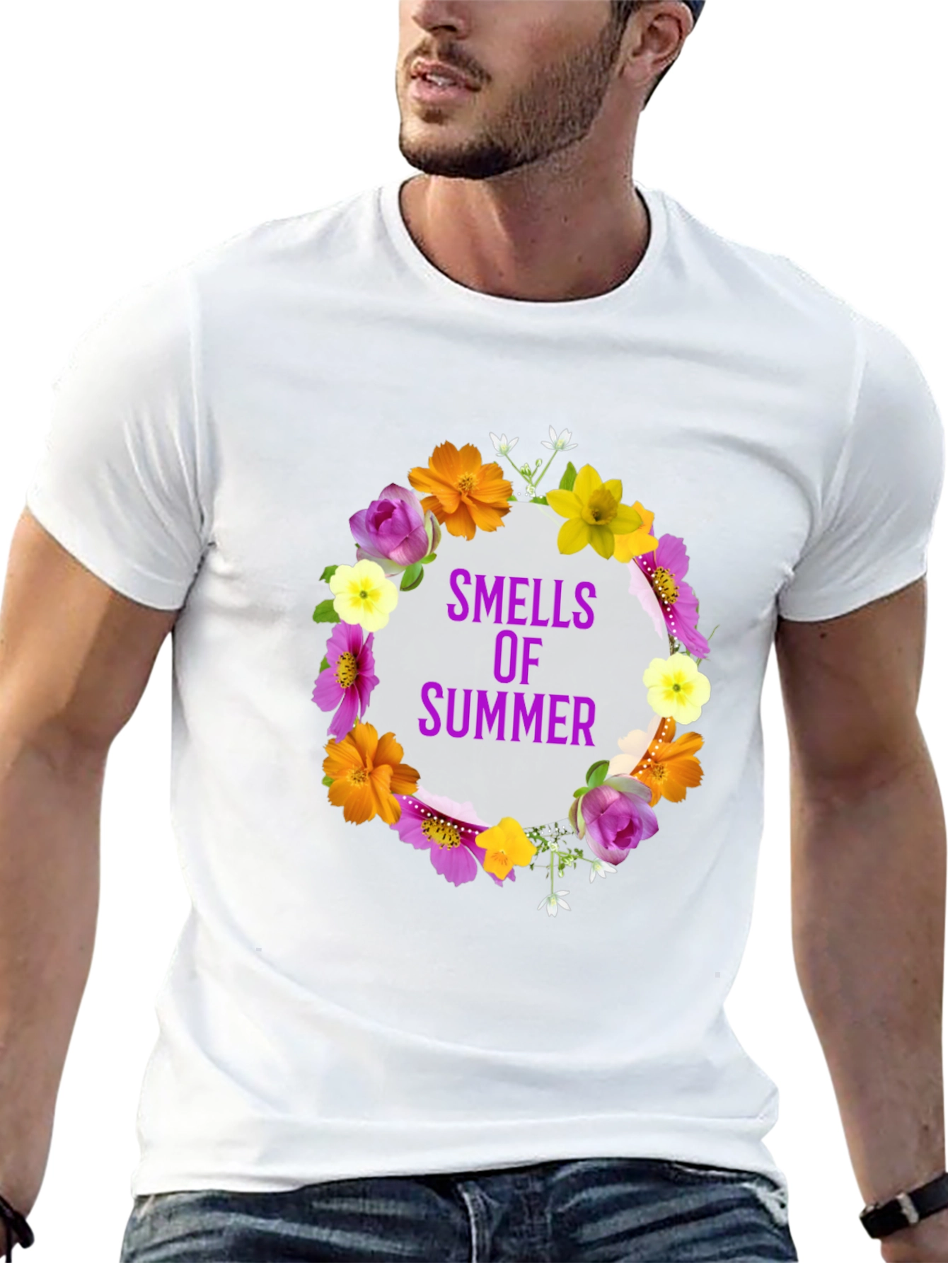 Smells of Summer Floral T-Shirt