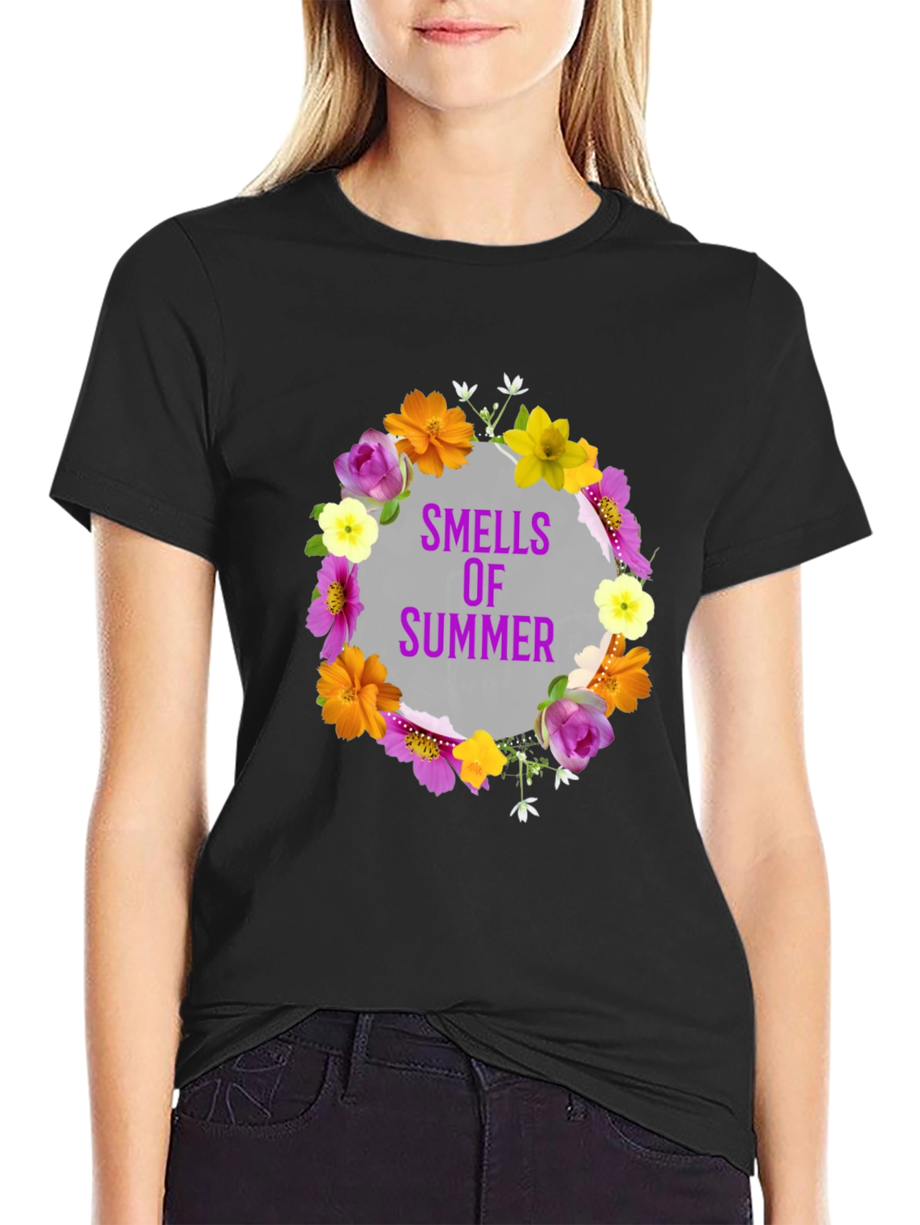 Smells of Summer Floral T-Shirt