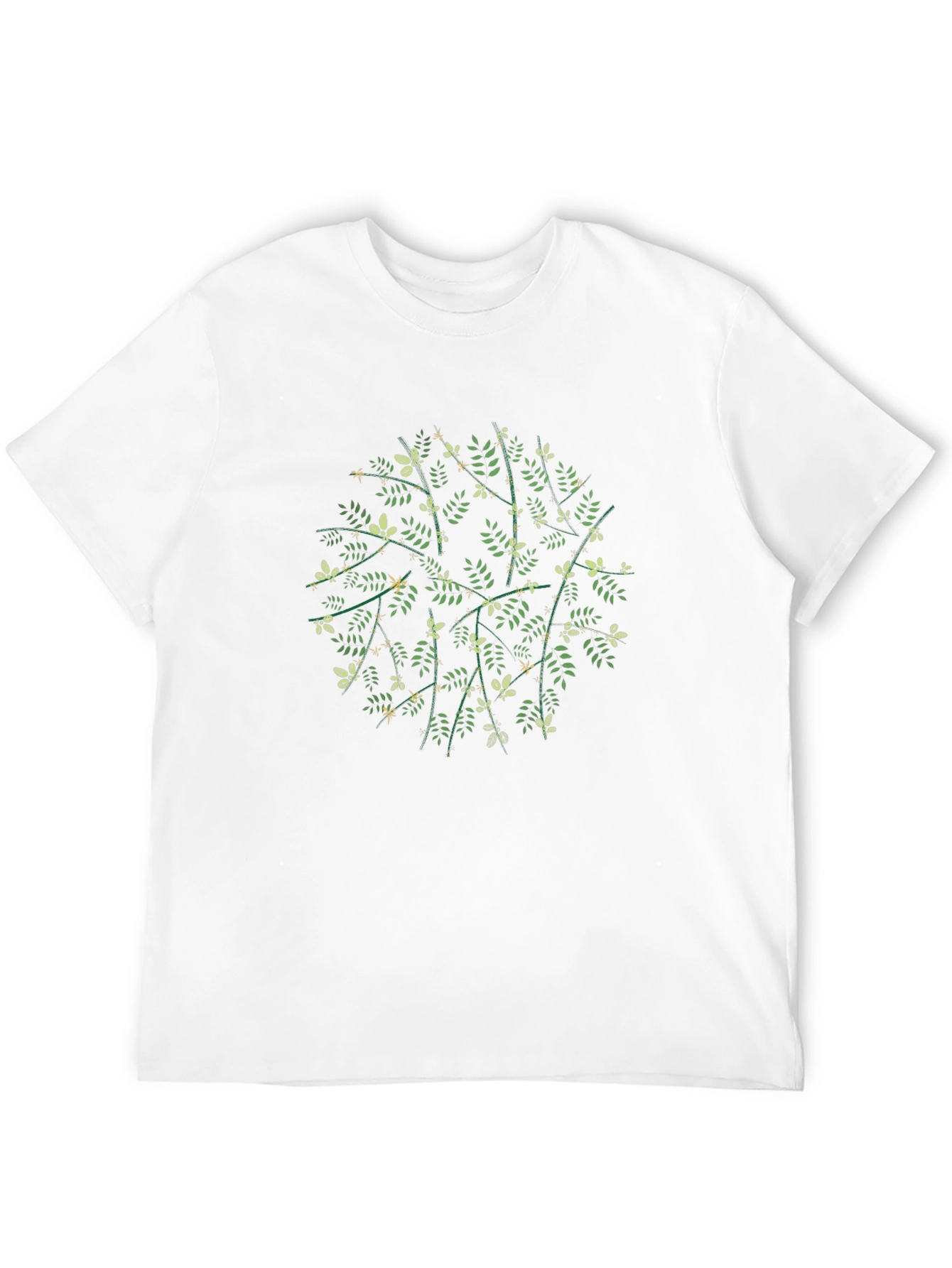 Nature Mandala Black T-Shirt