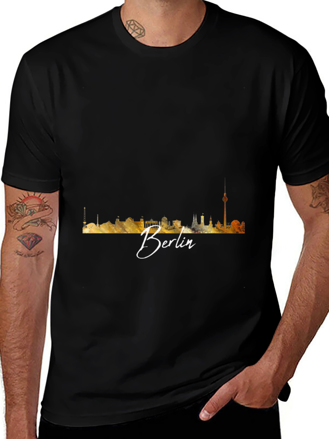 Berlin Skyline Graphic Tee - Cityscape T-Shirt