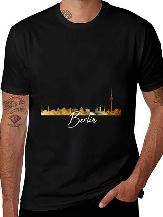 Berlin Skyline Graphic Tee - Cityscape T-Shirt