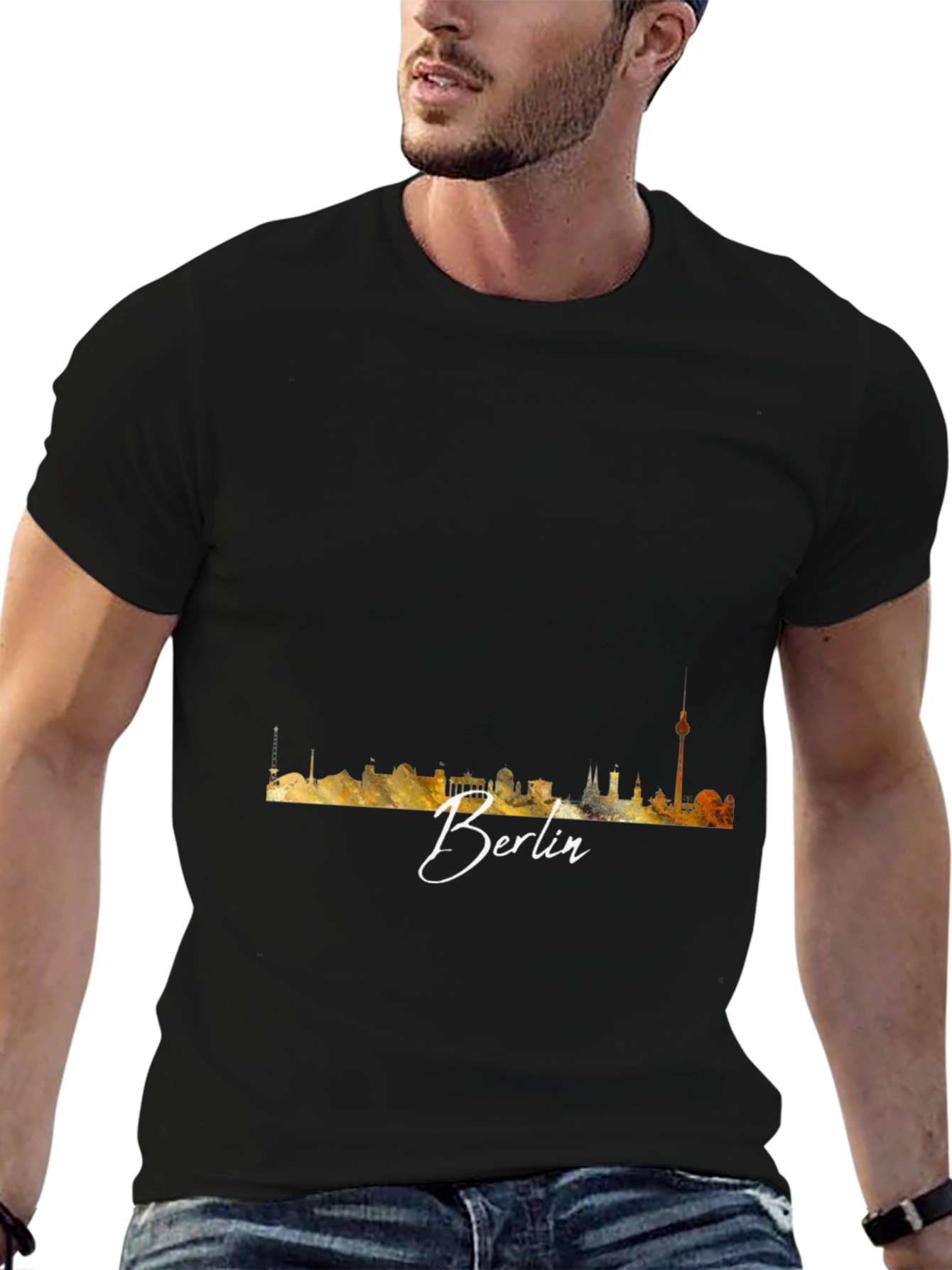 Berlin Skyline Graphic Tee - Cityscape T-Shirt