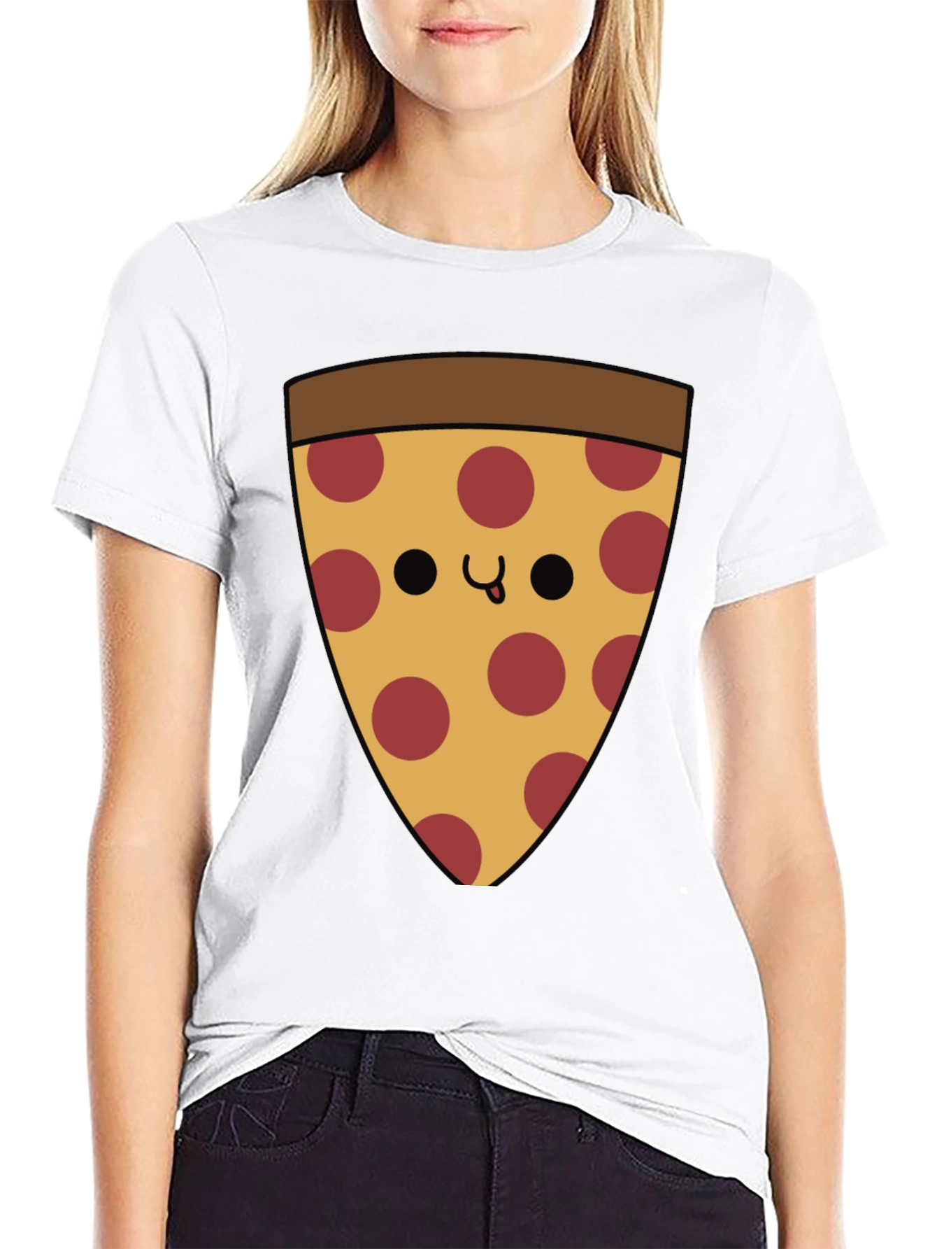 Pizza Slice Graphic T-Shirt - Casual Comfort