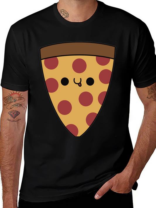 Pizza Slice Graphic T-Shirt - Casual Comfort