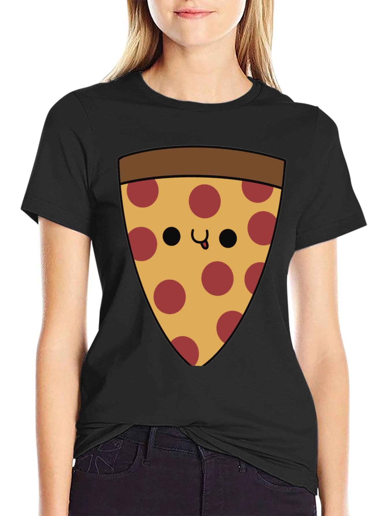 Pizza Slice Graphic T-Shirt - Casual Comfort